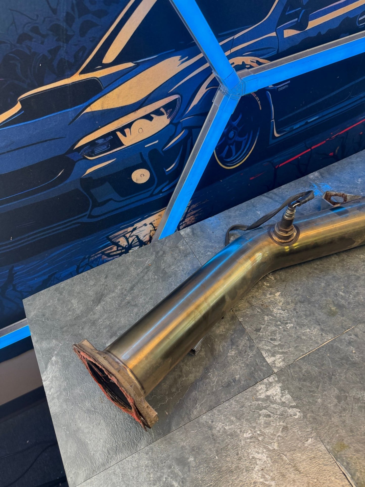 INVIDIA catless downpipe 08-21 STi 08-14 wrx Subaru ej255 ej255 bellmouth 2 o2 bungs