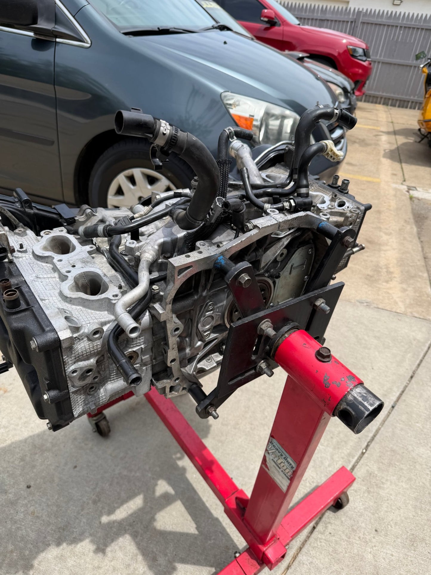 W25 Subaru STi EJ257 boxer engine long block DAVCS 2008-2021 w/ new oem head gaskets & new oem timing belt ARP 11 MM head studs