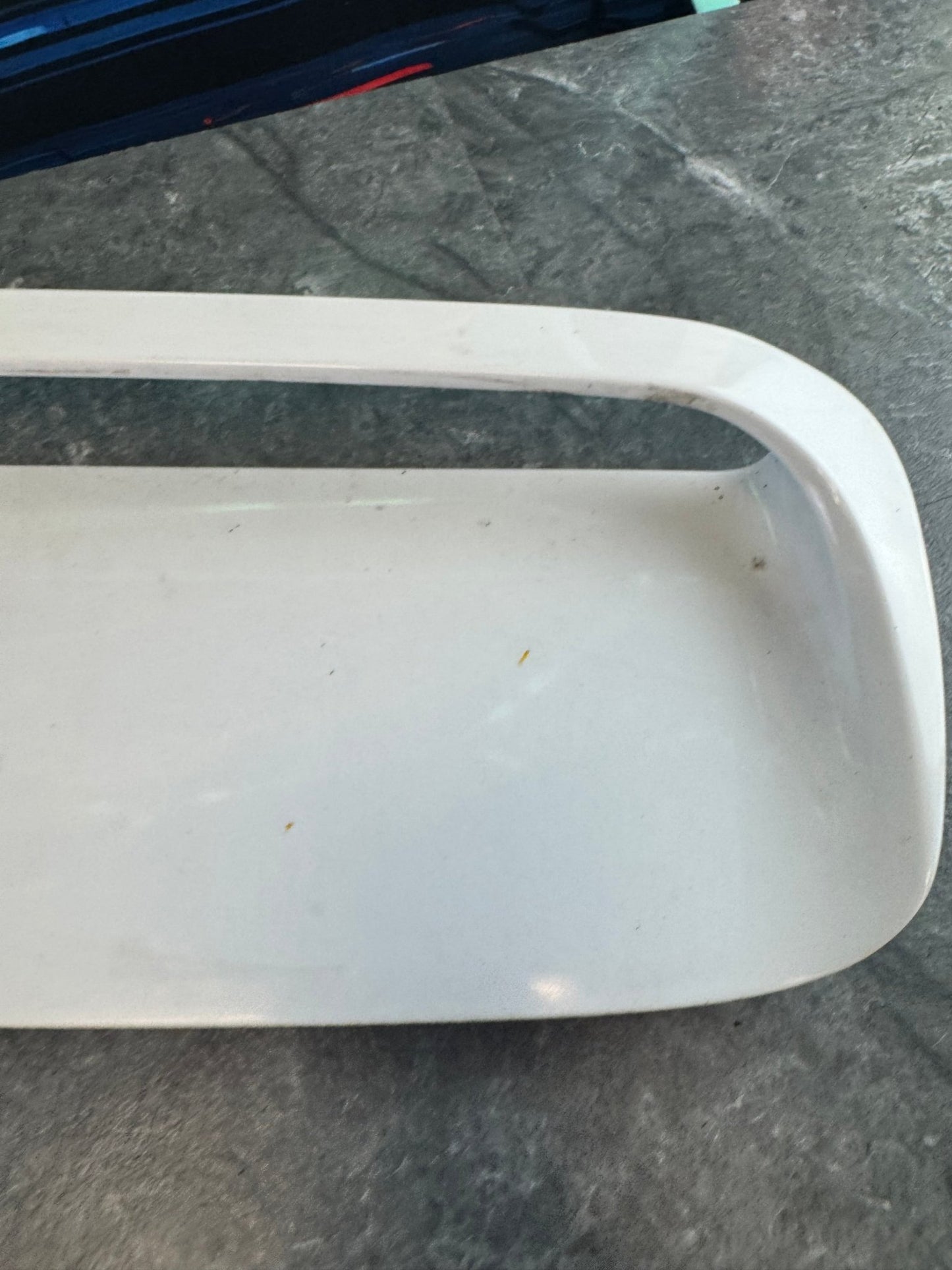 2015-2021 Subaru WRX STI OEM Hood Scoop White Vent Genuine Assembly Crystal White Pearl H2