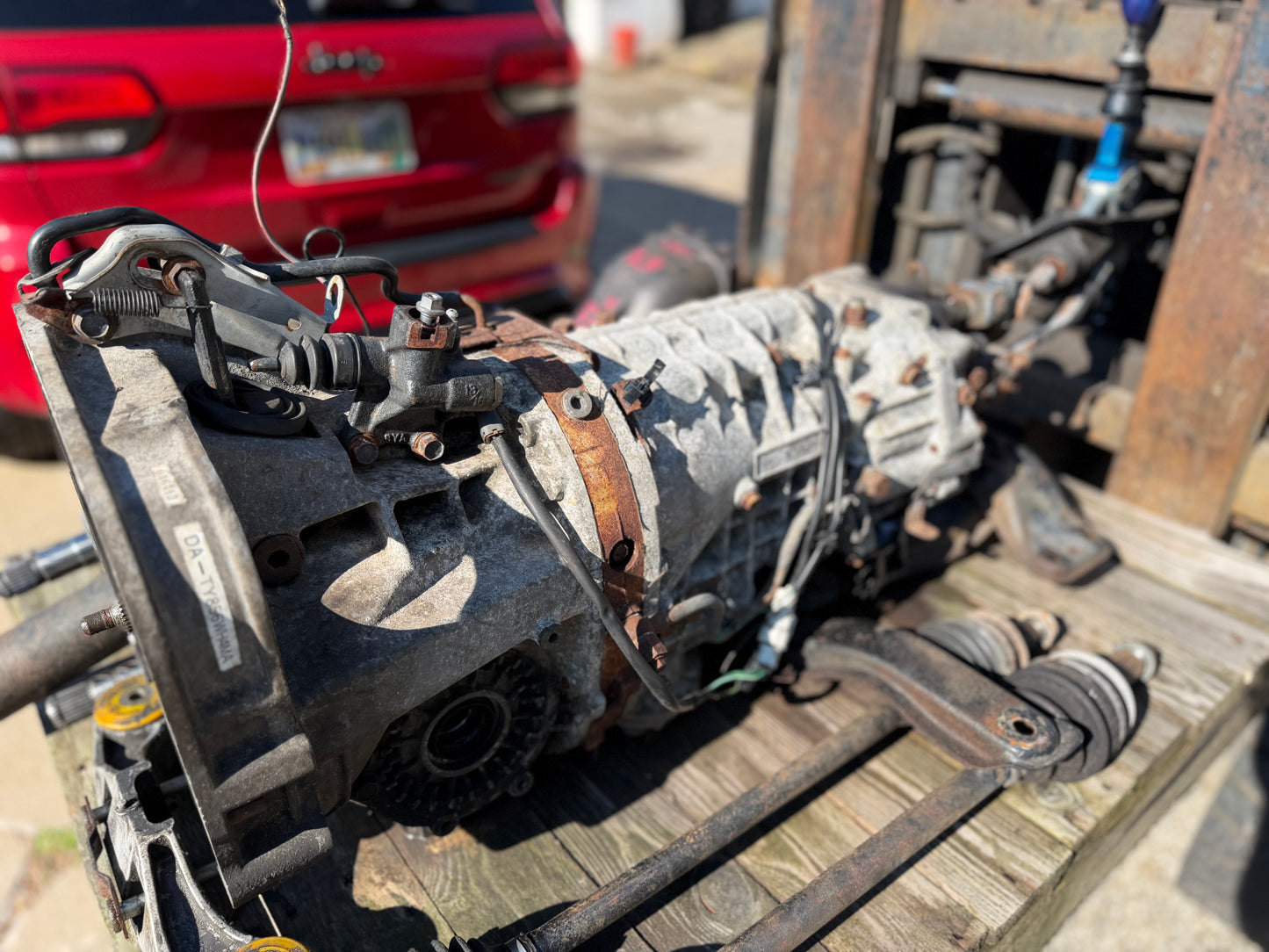 SUBARU six speed transmission swap package for 2008 - 2014 wrx w: STi 3.9 dccd gearbox & r-180 rear differential