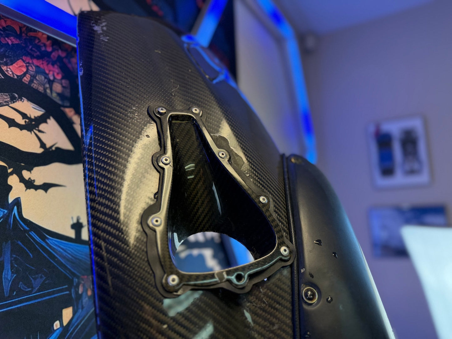 2002-2003 Subaru WRX Carbon Fiber Front Fenders Bugeye Karlton Flares & Jdm Carbon Light Deletes