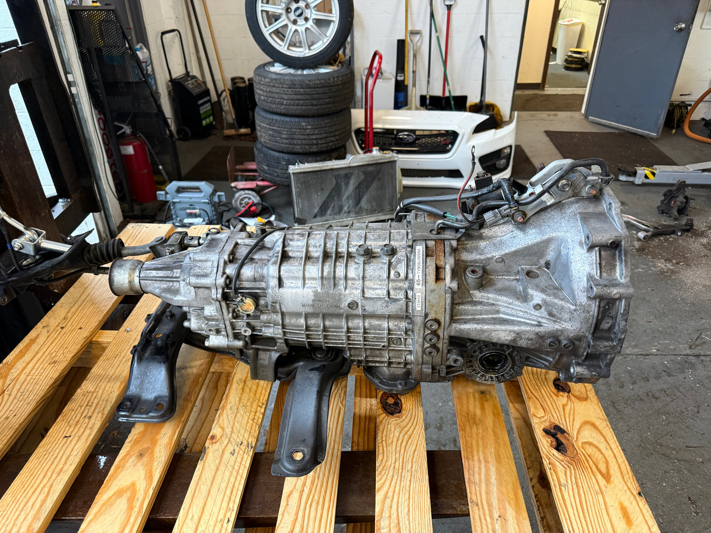 2015 USDM Subaru STi 6 speed six manual gearbox transmission swap package for 08-14 wrx w/ rear brembos