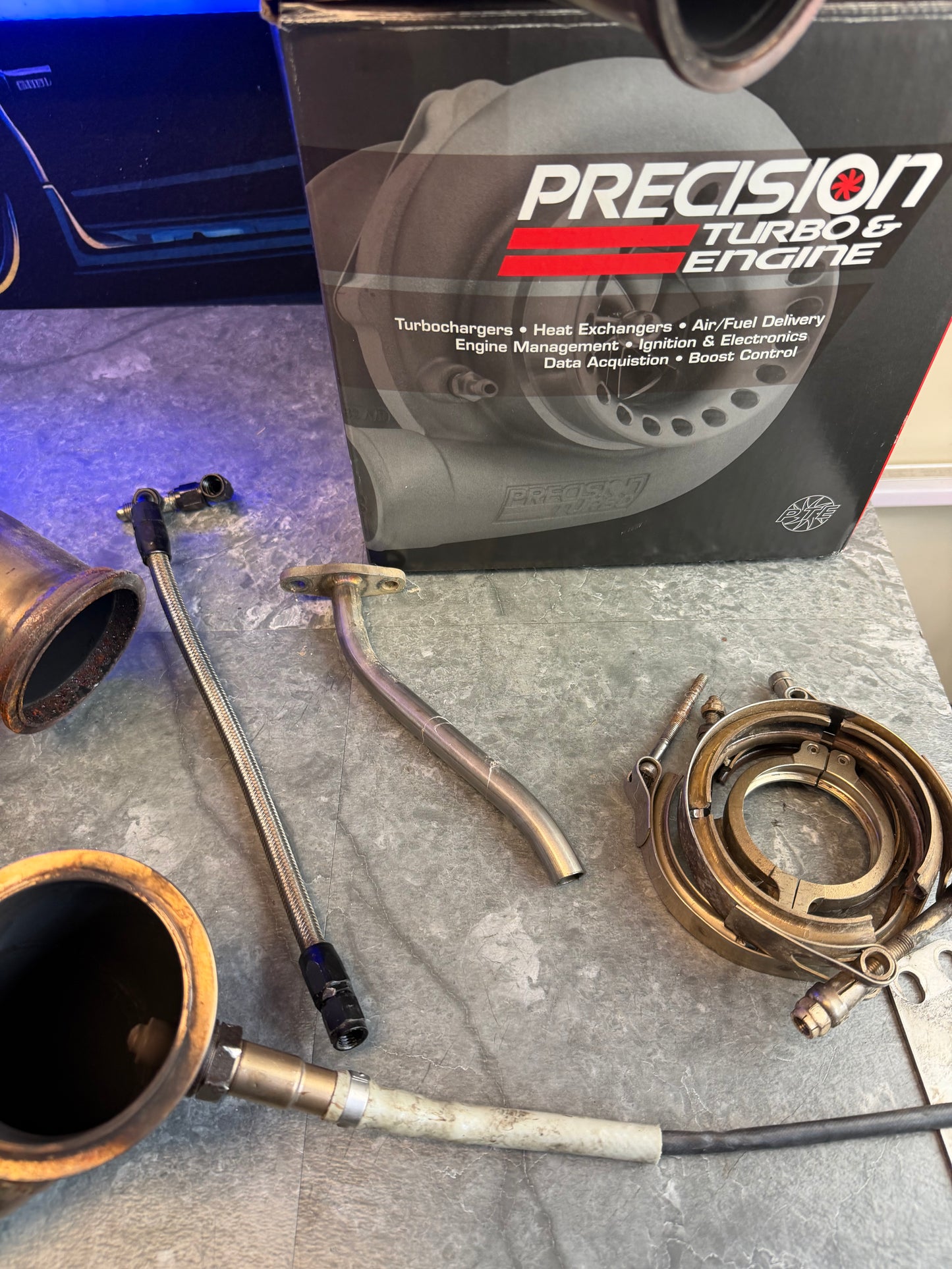 ETS rotated turbo kit 700 + hp 04-07 STi & 02-07 Subaru wrx PTE 6466 gen 2 EWG 2 bolt w: invidia N1 CBE
