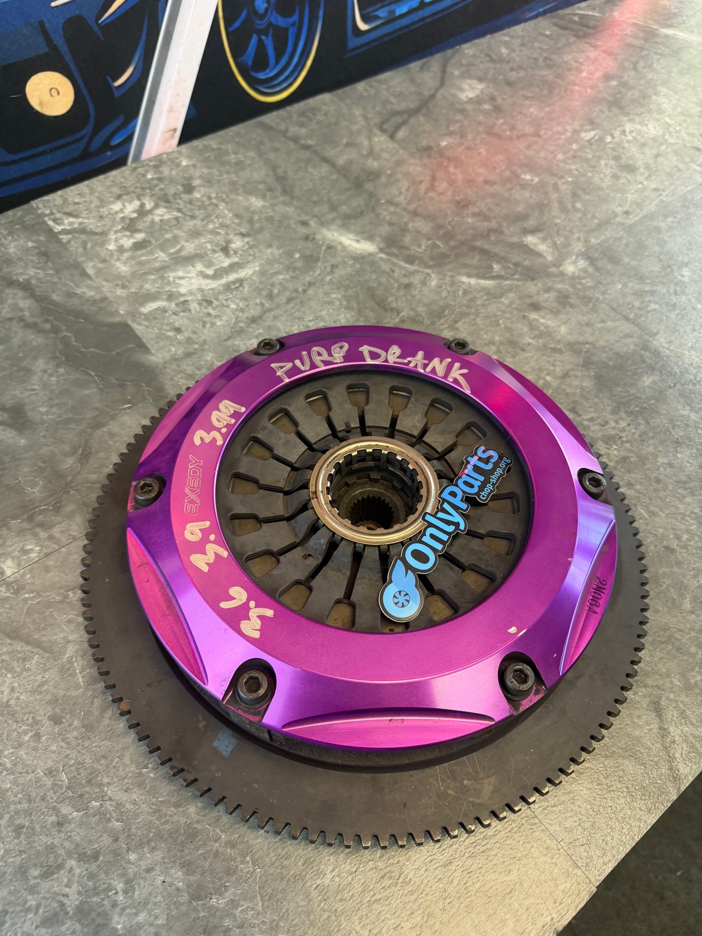 EXEDY triple disc clutch kit w/ flywheel 04-21 Subaru STi 6 speed 900 + TQ ( like IAG )