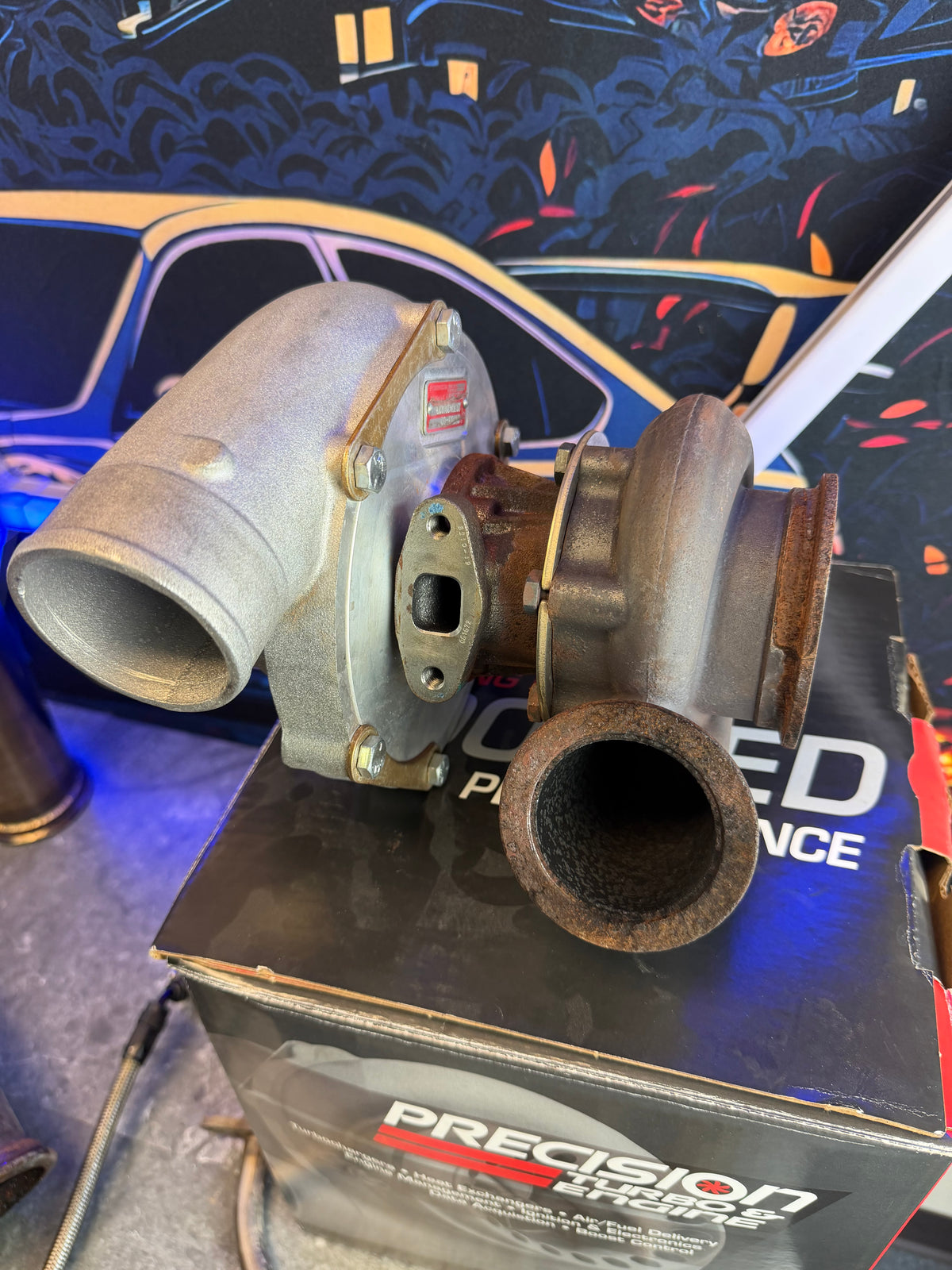 ETS rotated turbo kit 700 + hp 04-07 STi & 02-07 Subaru wrx PTE 6466 gen 2 EWG 2 bolt w: invidia N1 CBE