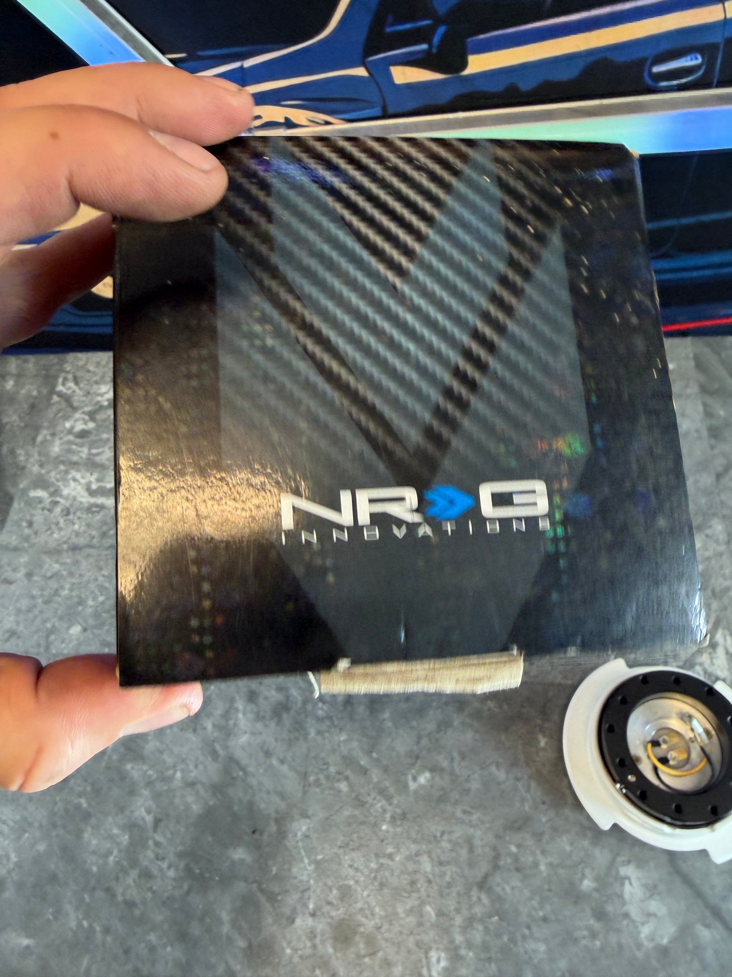 NRG quick release steering wheel gen 2.5 LIKE NEW QR hub Subaru Impreza wrx STi