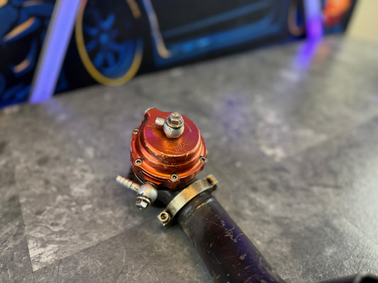 TIAL MVS external wastegate w/ grimmspeed screamer tube Subaru STi and wrx 38 mm mvs