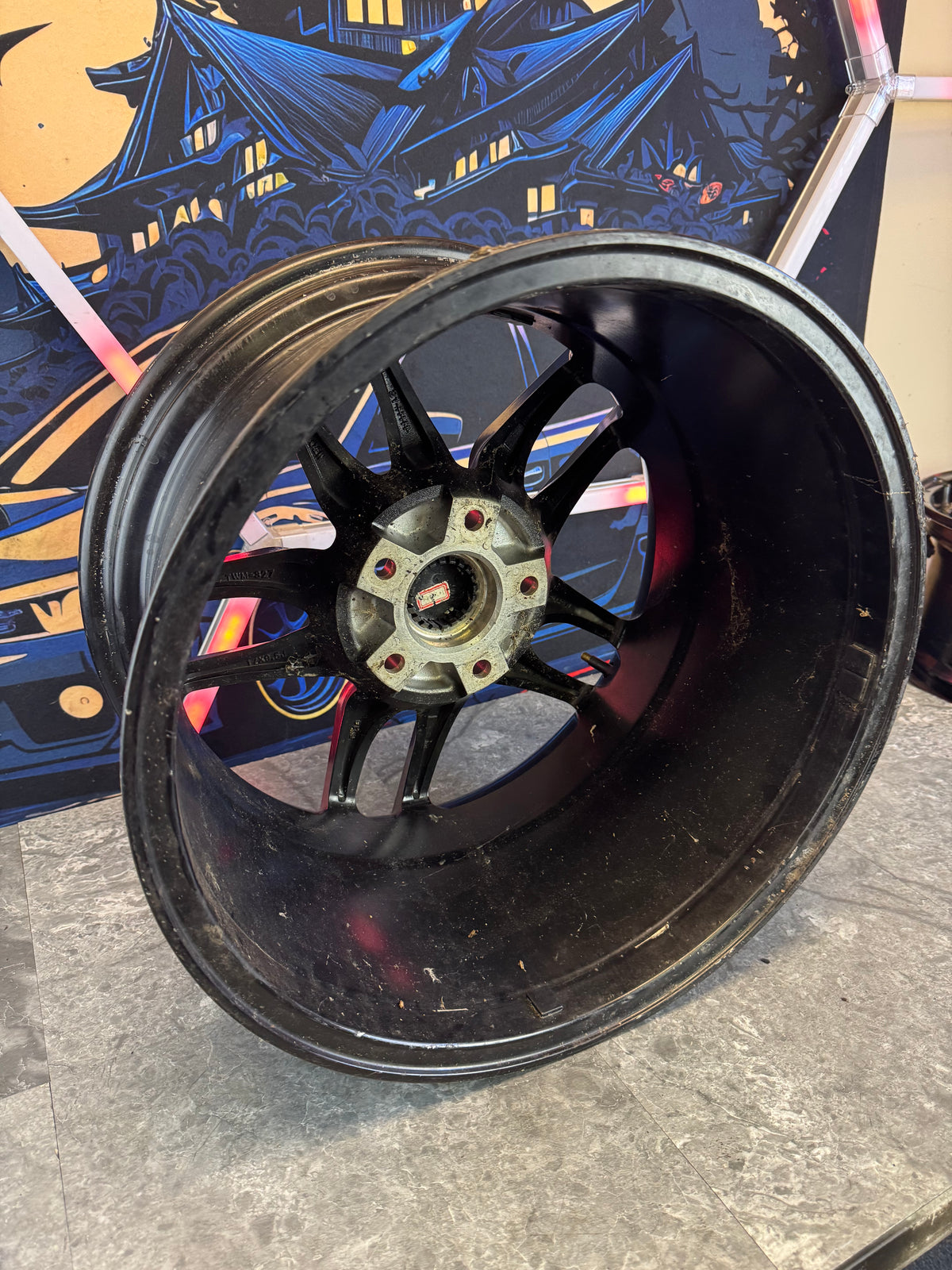 Aftermarket OE CV27 C7 Corvette Stingray Style Wheels Set Of 4 17x9.5 +54 5x120.65