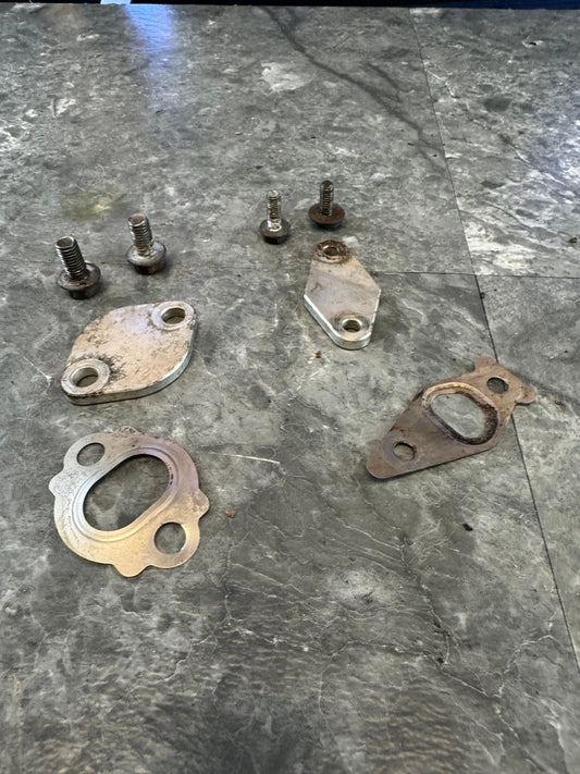Subaru EJ20 EJ25 Engine EGR Delete Plates Air Pump Deletes With Hardware