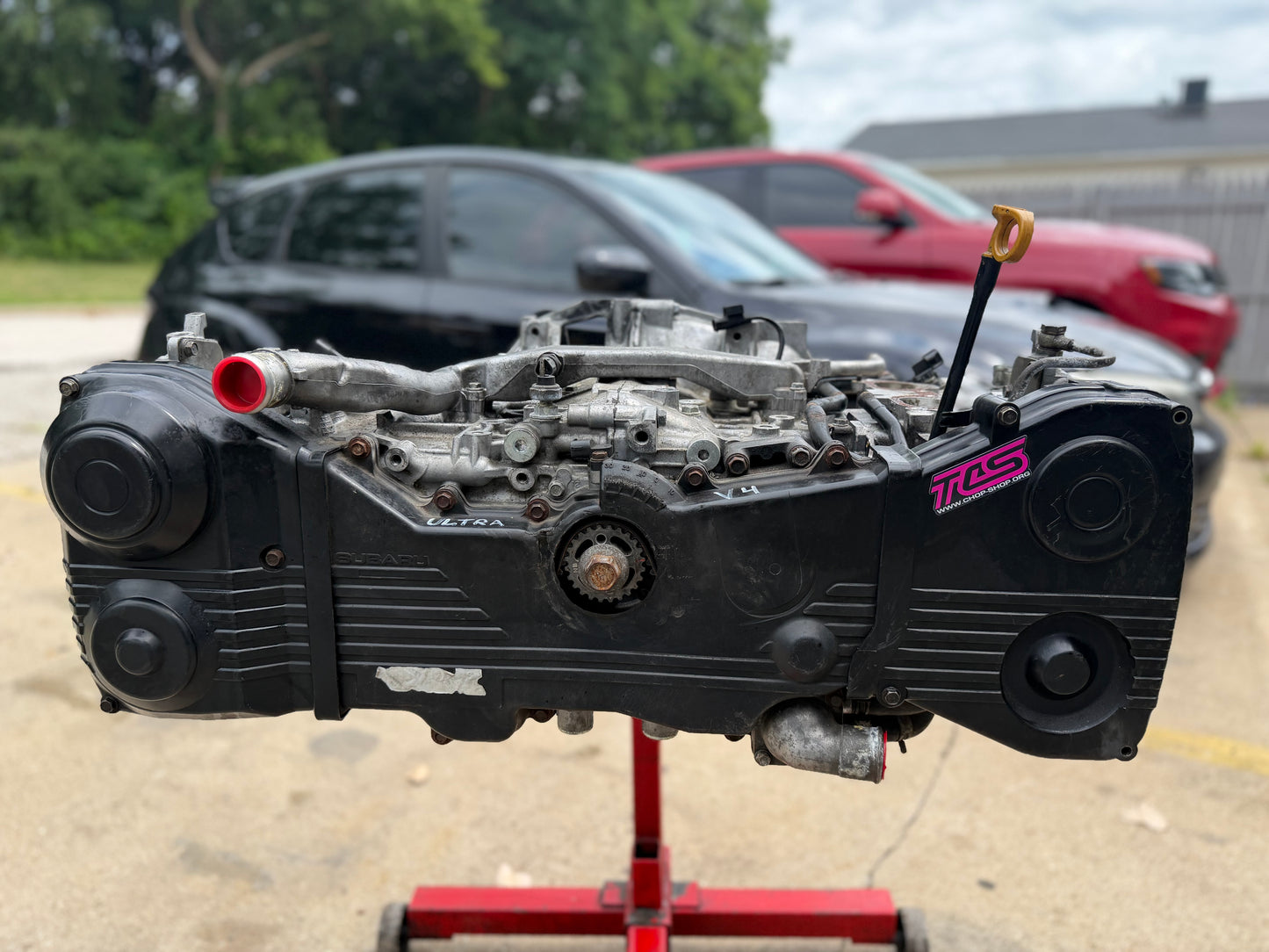 OUTRONT Motorsports v4 ultra ej257 ej25 Subaru wrx & STi closed deck & built forged engine longblock BC 282 cammed