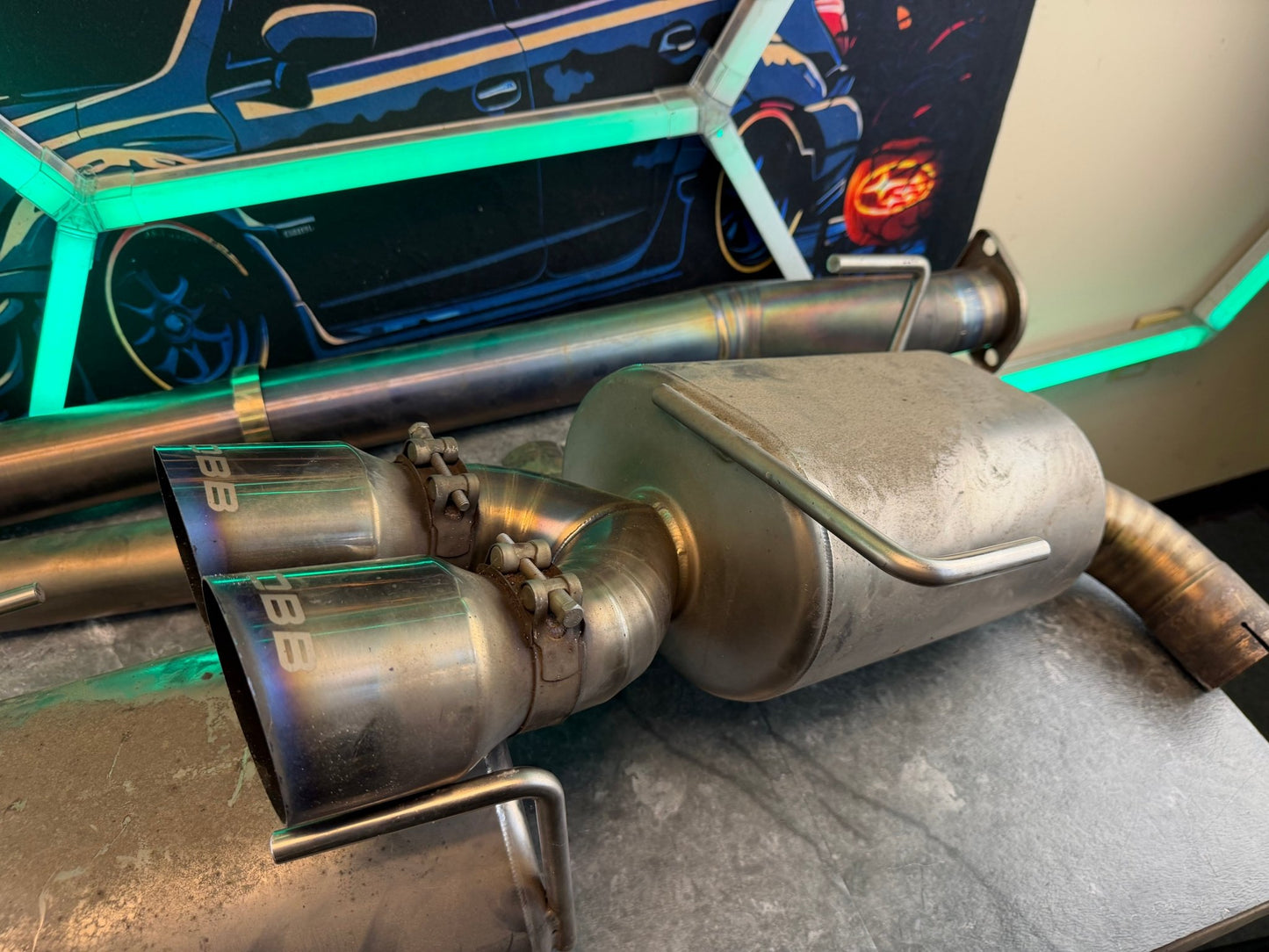 COBB TUNING 2011 - 2021 Subaru sti & wrx FULL TI titanium catback exhaust quad tip