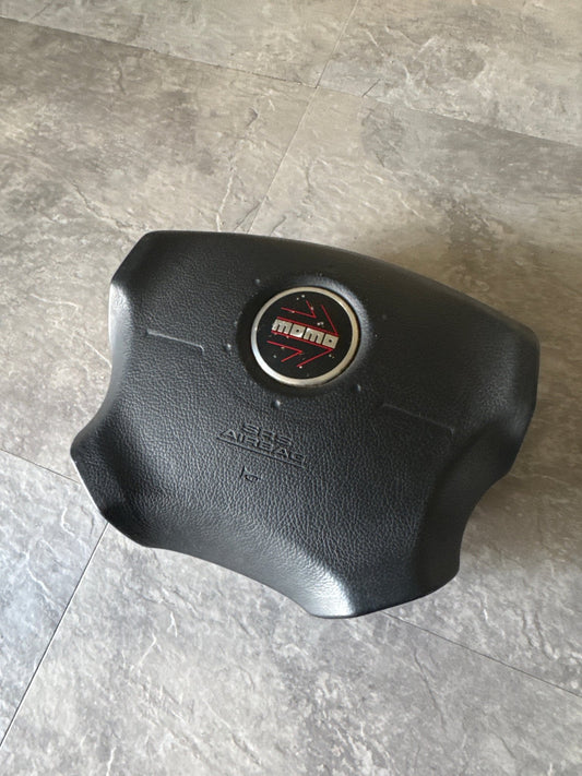 2002 2003 Subaru Impreza & WRX Drivers Airbag Assembly with RED Momo Cover 98211FE050ML (2)