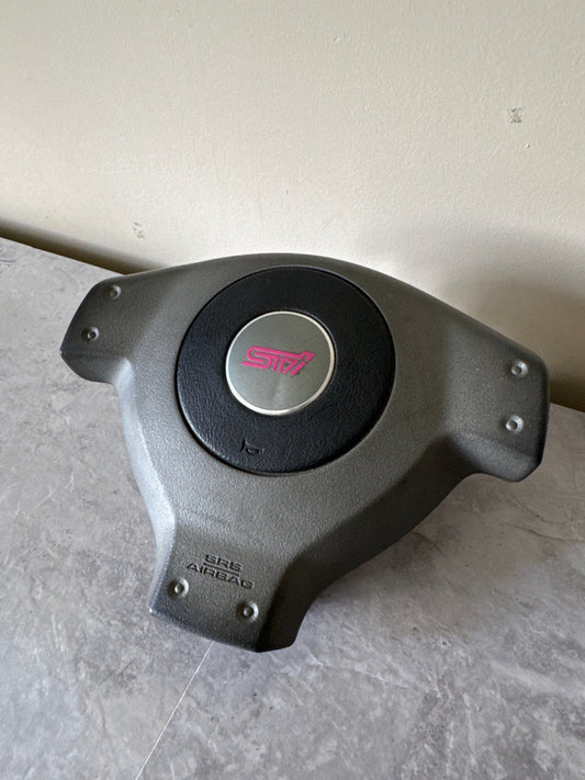 2004 Subaru Impreza WRX STI Driver Steering Wheel Air Bag SRS Front 04