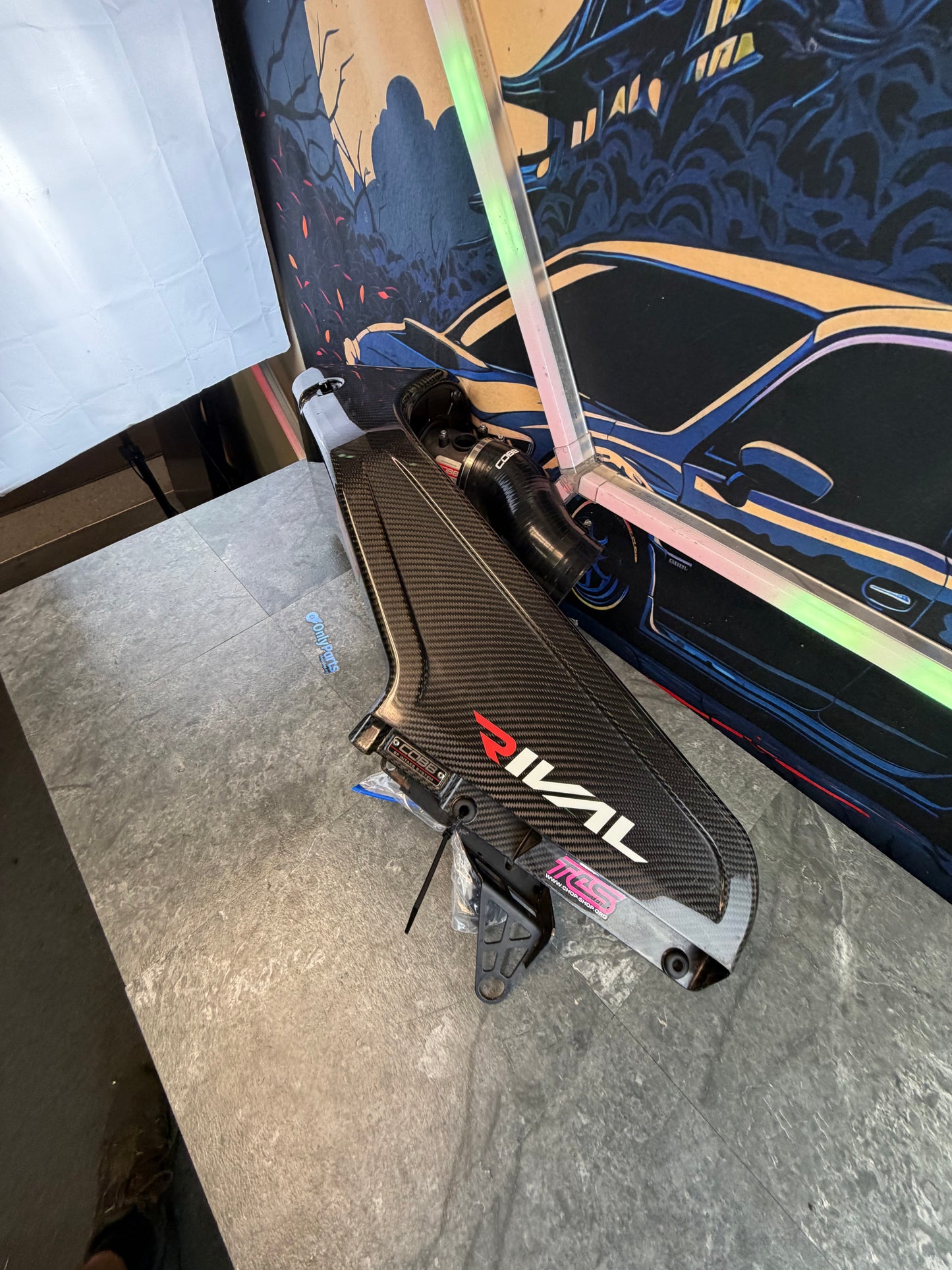 COBB REDLINE CF 15-21 Subaru STi air intake EJ257 carbon fiber w/ after maf hose RAM AIR type RA