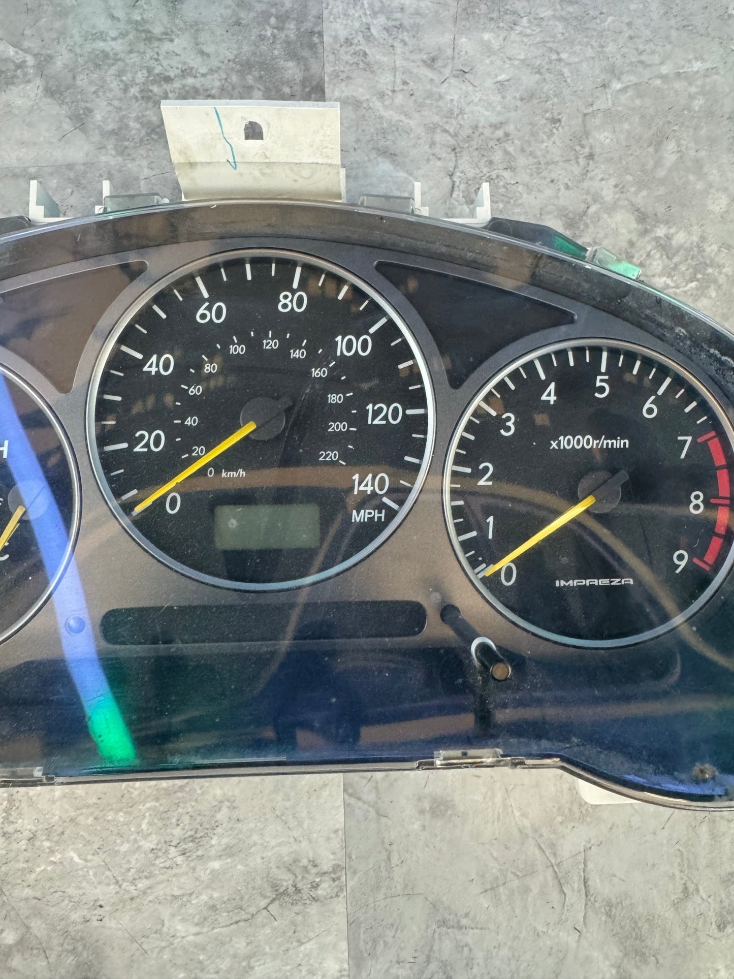OEM 2002 Subaru Impreza WRX Instrument Gauge Cluster 173k TESTED