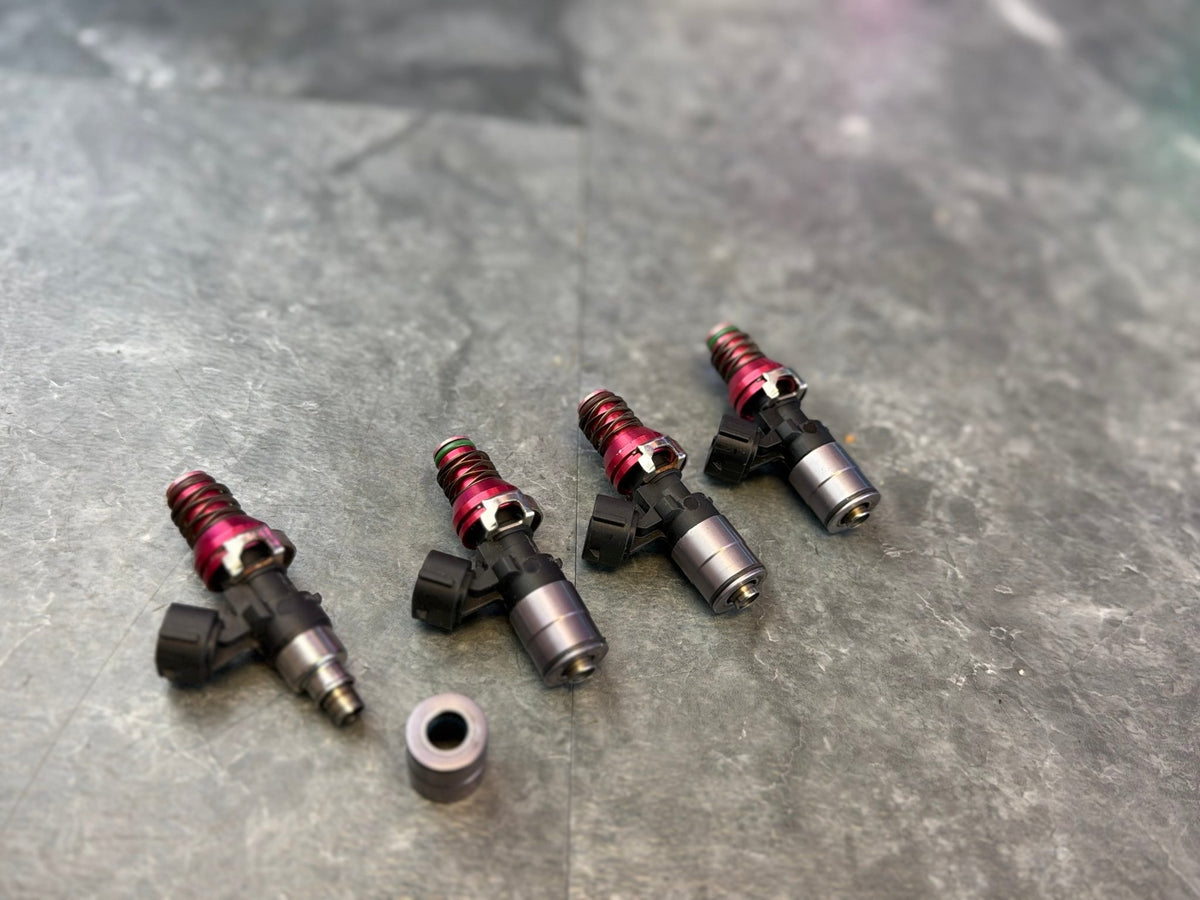 FIC top feed fuel injectors SUBARU STi 2200 CC w: ID upper & lower adapters