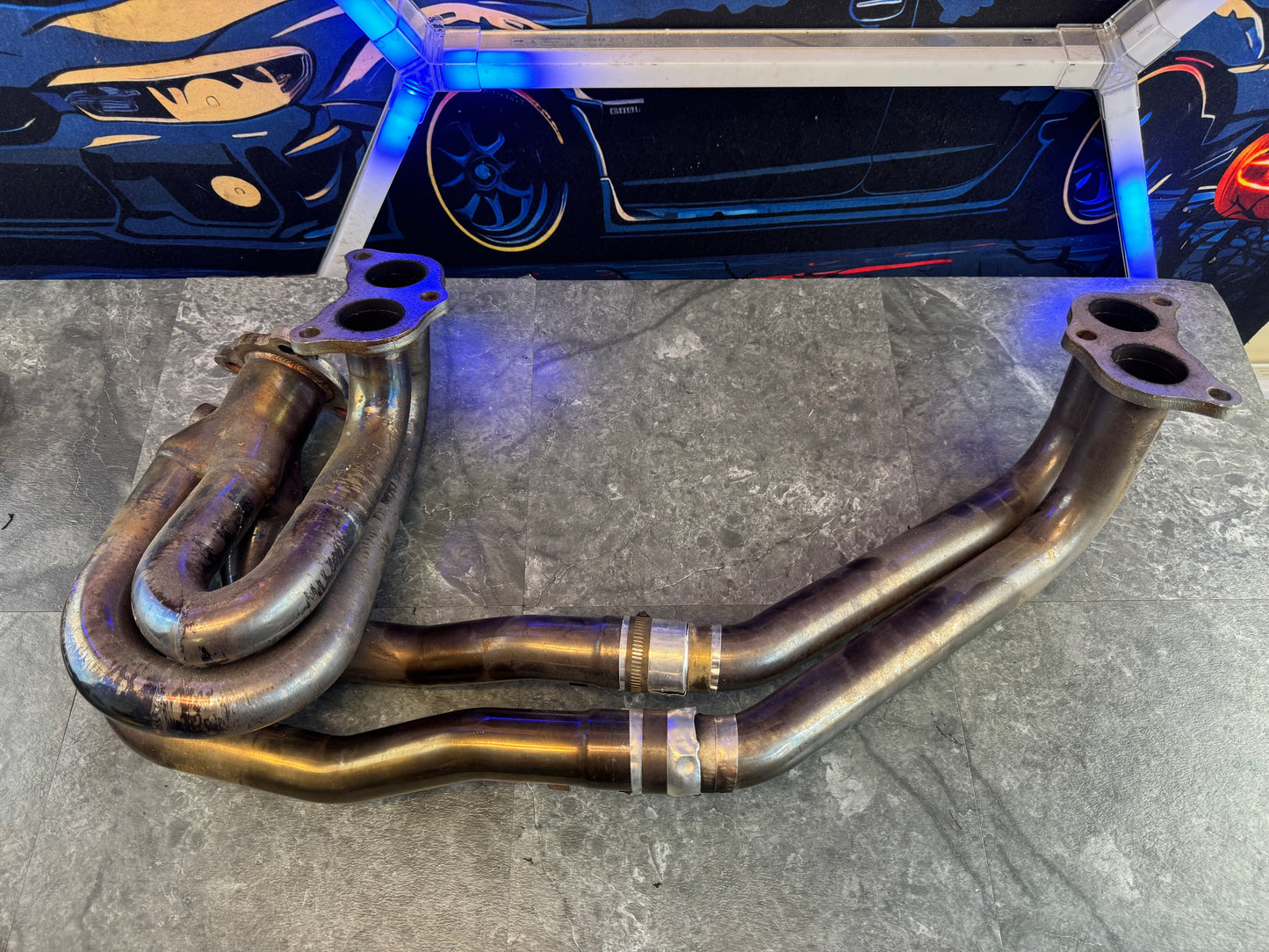 2004-2021 Subaru WRX STi Aftermarket Equal Length Headers Tomei Style With 3 Bolt Up Pipe