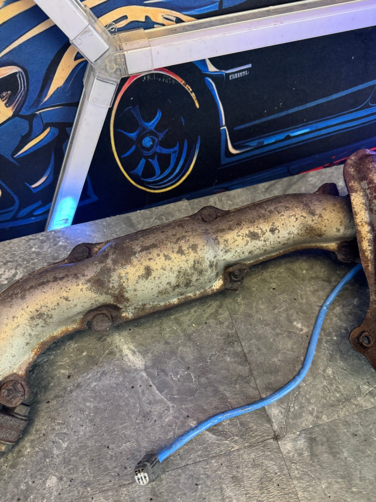 2002-2007 Subaru Impreza WRX STi Exhaust OEM Manifold Headers USDM Ej205 Ej255 Turbo