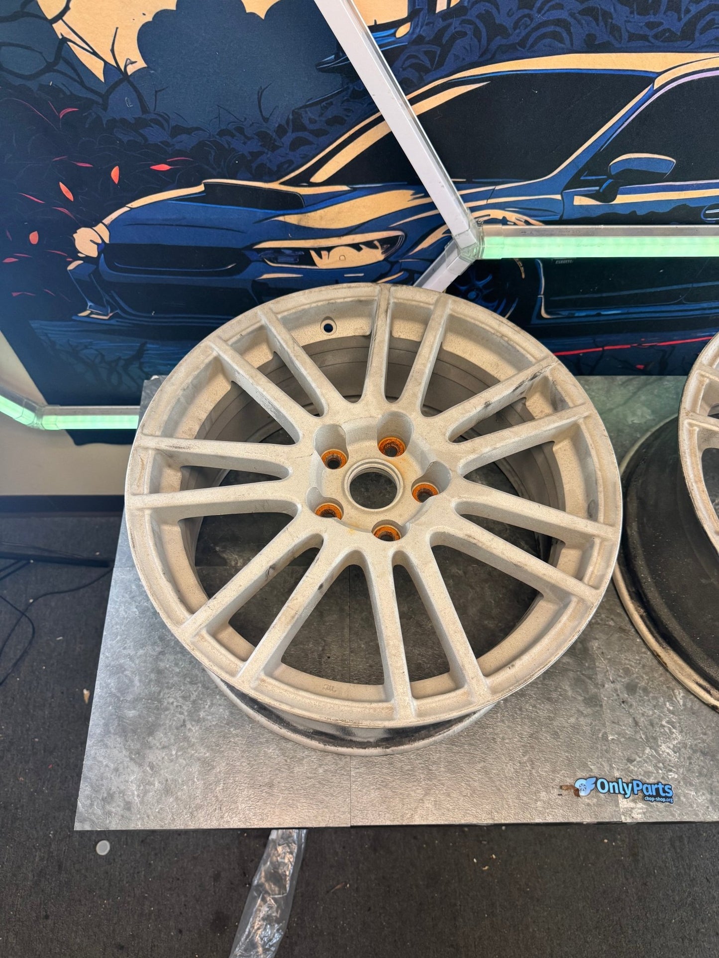 2012-2014 Subaru WRX STi OEM STi Enkei Wheels Rims No Tires Set Of 4