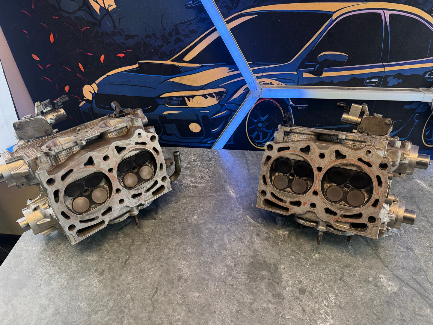 BUILT & CAMMED cylinder heads STi 2004 - 2007 & Subaru wrx 2006-2014 cammed kelford rally cams GSC SS valves