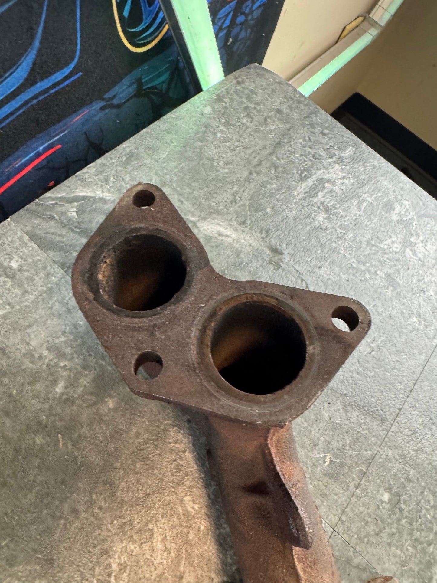2004-2021 Subaru WRX STi OEM Cast Headers With Grimmspeed Header Crossover Pipe Exhaust