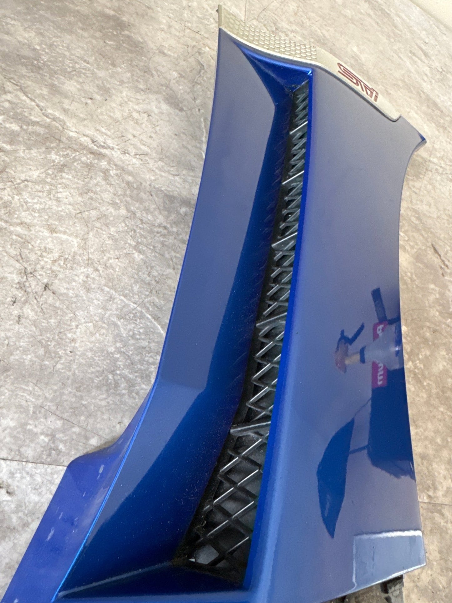 2019-2021 Subaru WRX STi Right OEM Fender Molding (K7X Blue) WRB