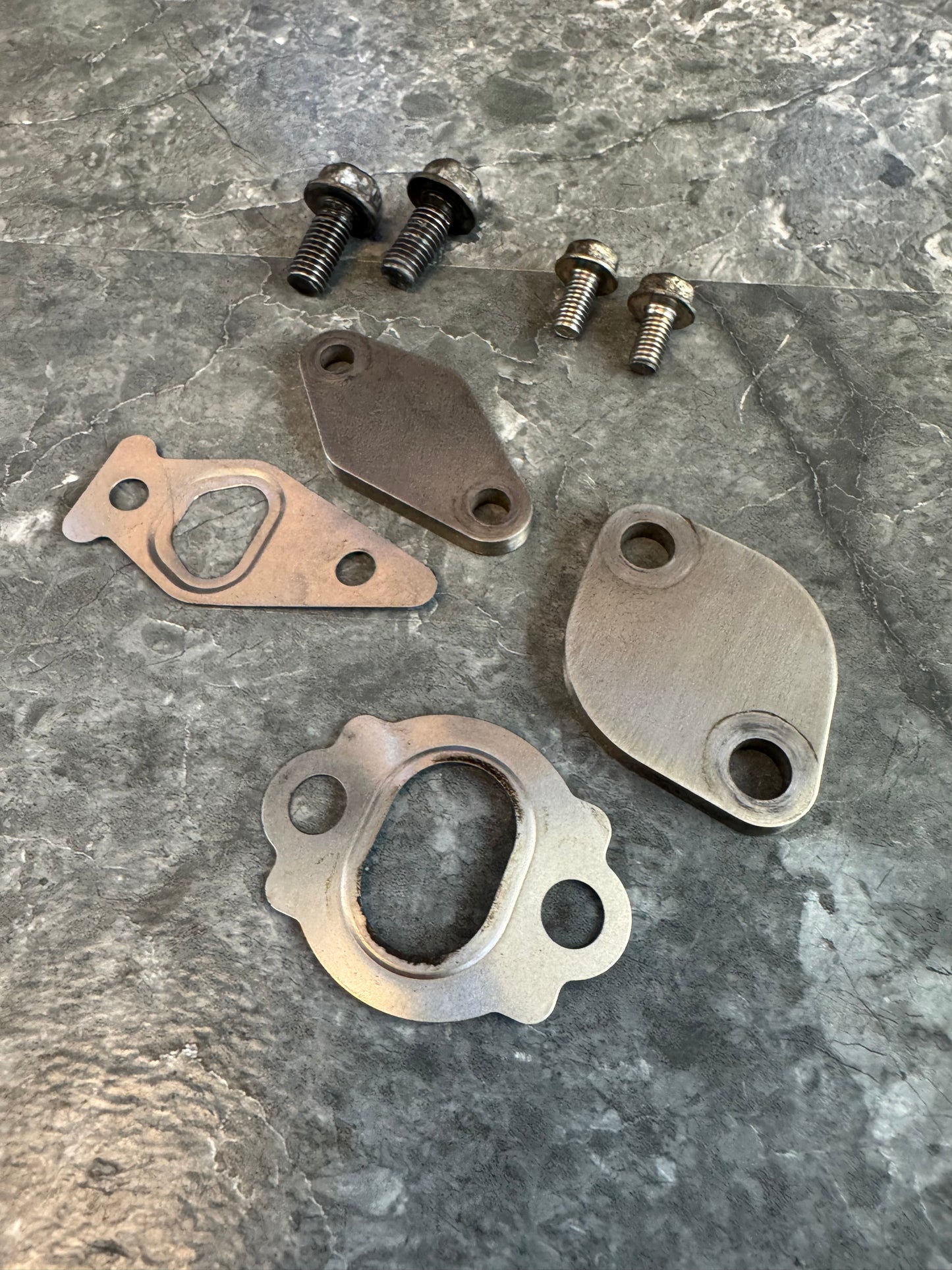 Subaru EJ20 EJ25 Engine EGR Delete Plates Air Pump Deletes With Hardware