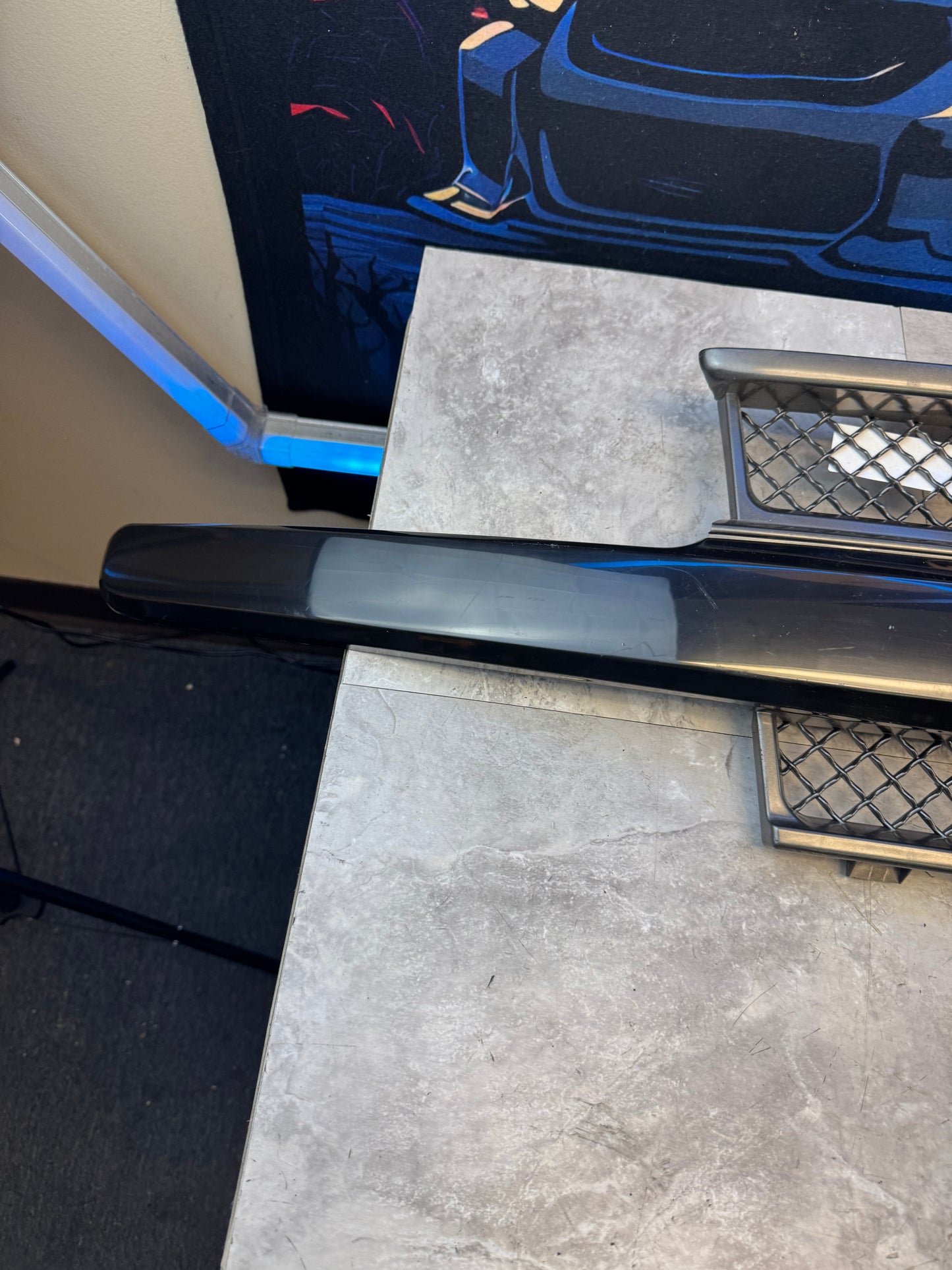 2002-2009 Chevrolet Trailblazer Aftermarket Front Grille Assembly Kit (Strut Wall)