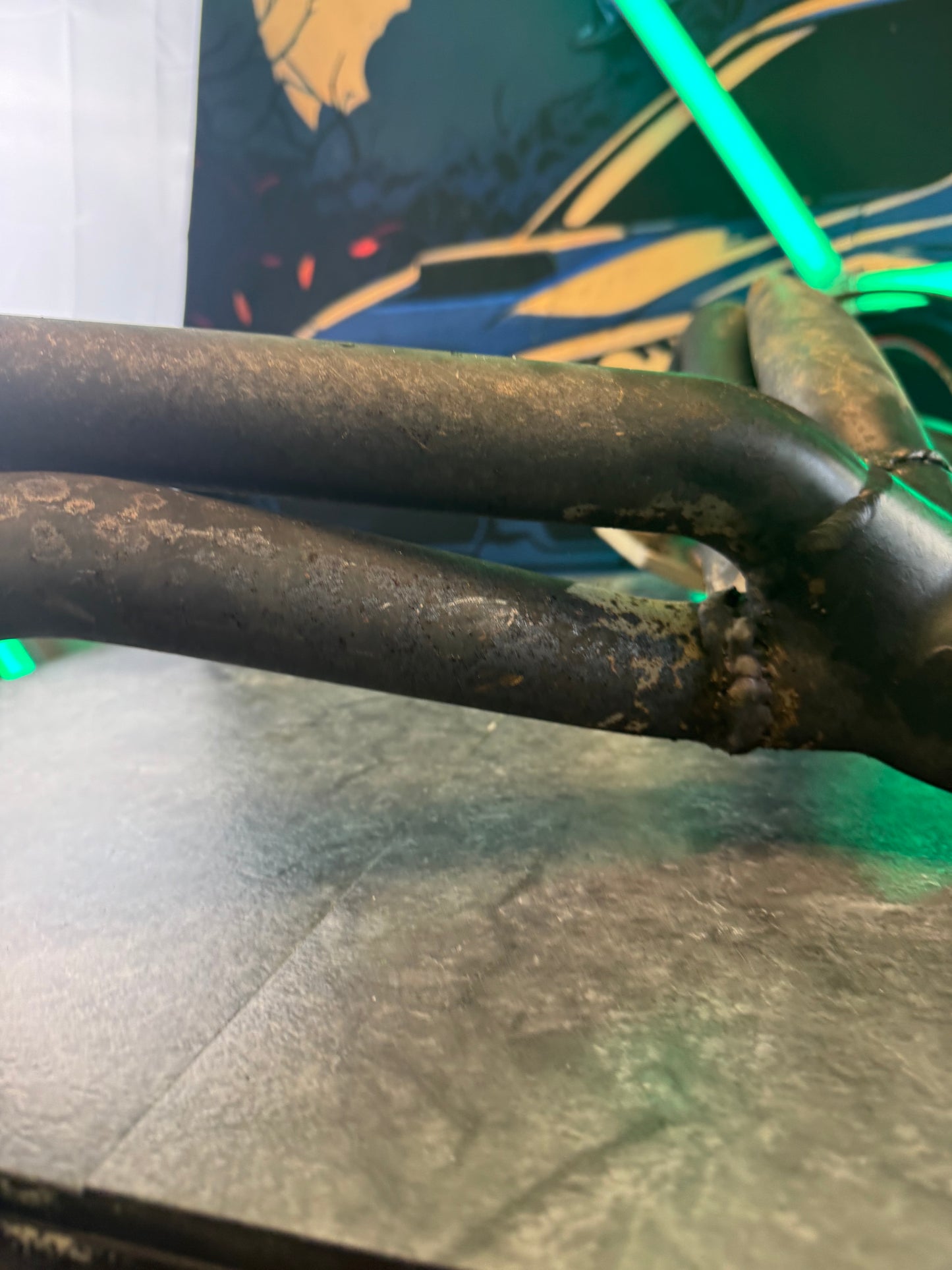 2004-2021 Subaru WRX STi Killer B EL Exhaust Manifold Headers Kit With V-Band Up Pipe DAMAGED