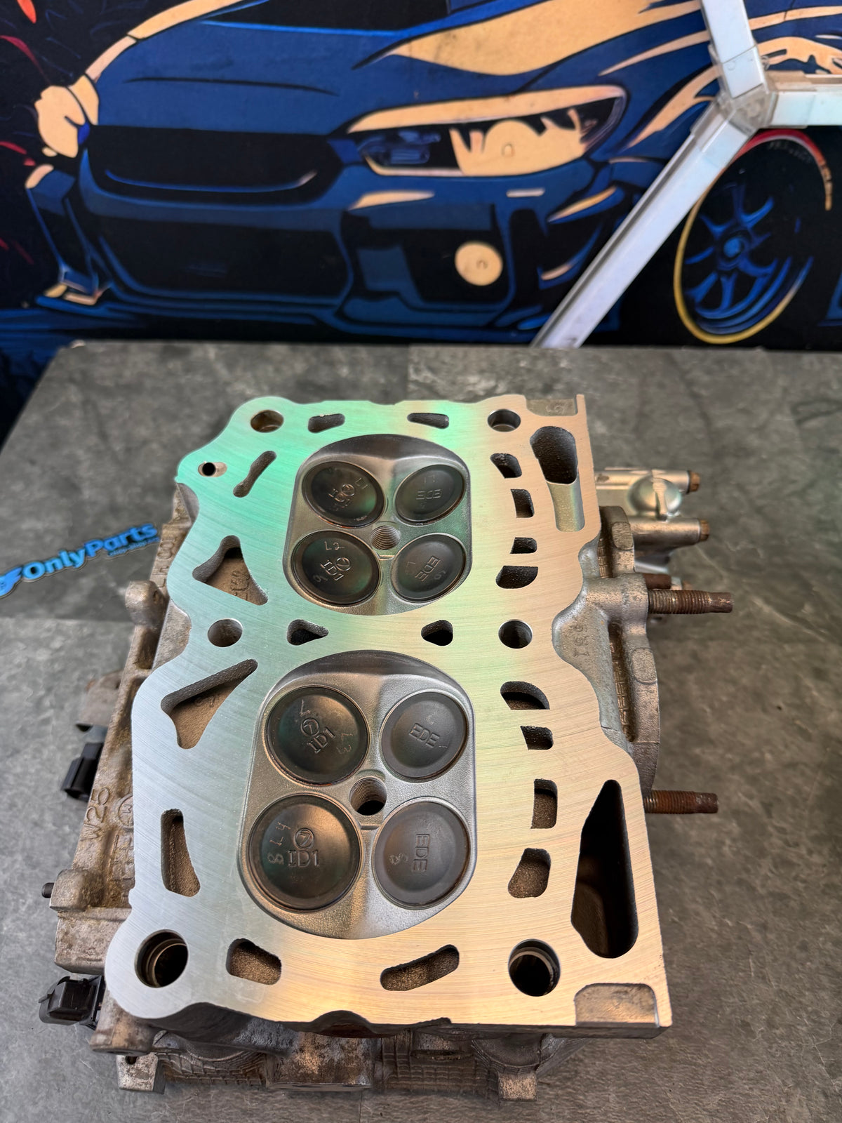 SUBARU STi 2008 - 2021 OEM W25 N25 dual avcs cylinder heads TESTED