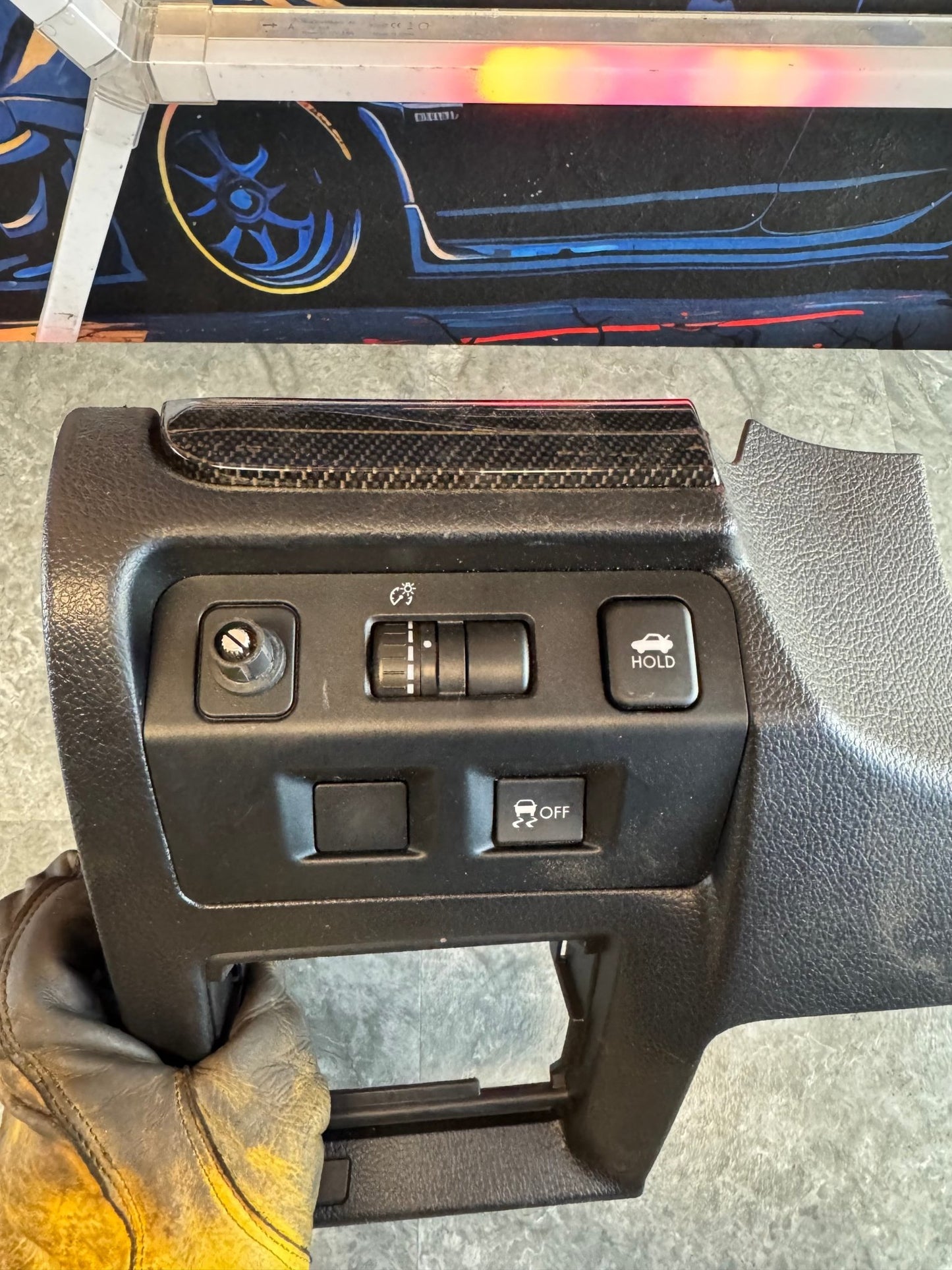 2015-2021 Subaru WRX STi Driver Side OEM Lower Dash Panel Trim Buttons