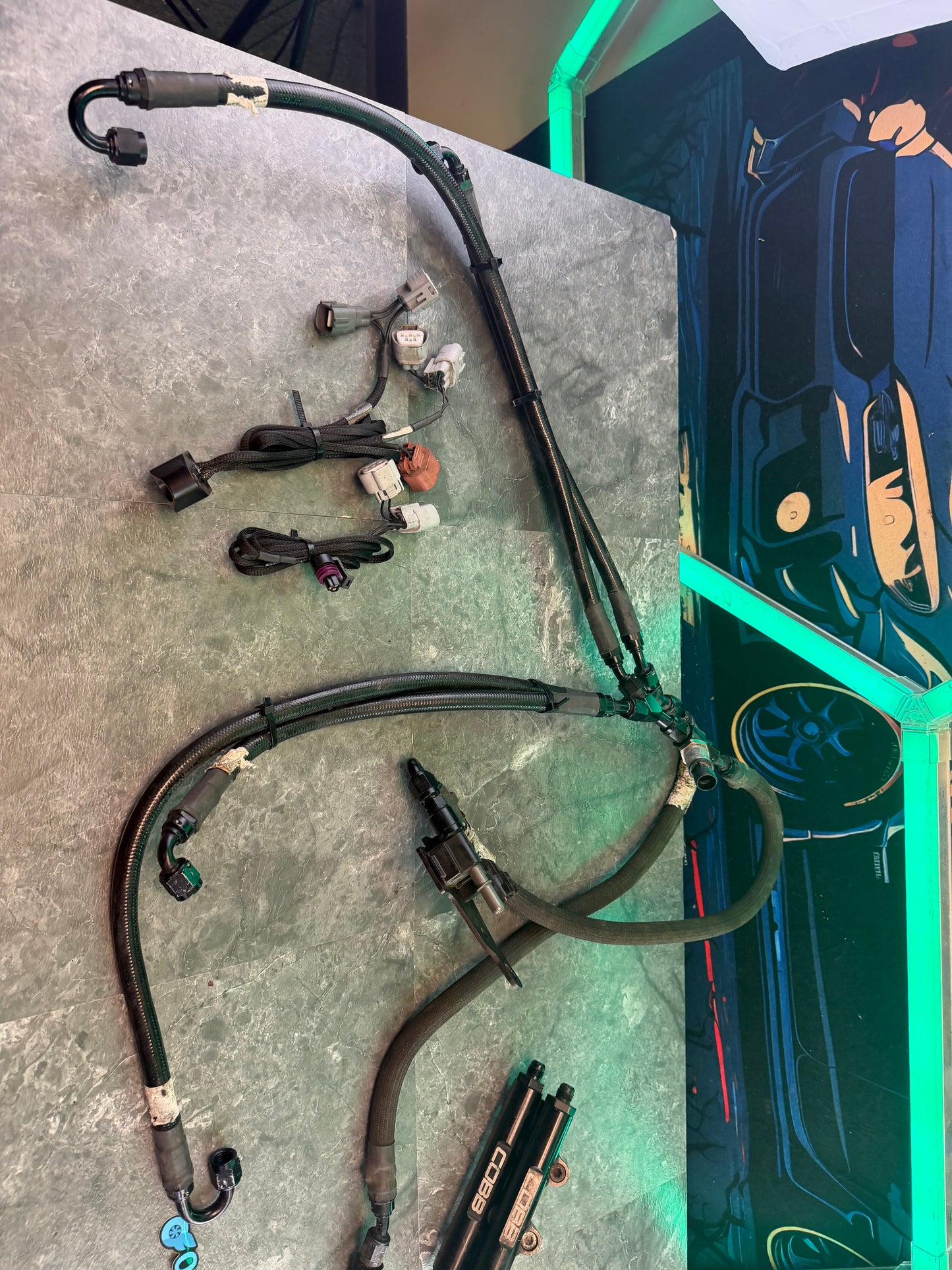 COBB pre greenspeed stage 2 e85 flex fuel kit w/ rails , anti stumble FPR & lines 08-21 Subaru STi 08-14 wrx