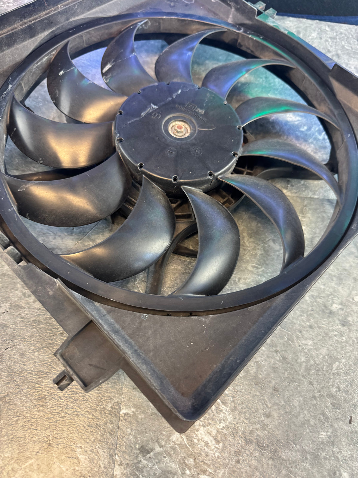 2008-2014 Subaru Impreza WRX STi OEM Radiator Fan 9-Blade Cooling Fan
