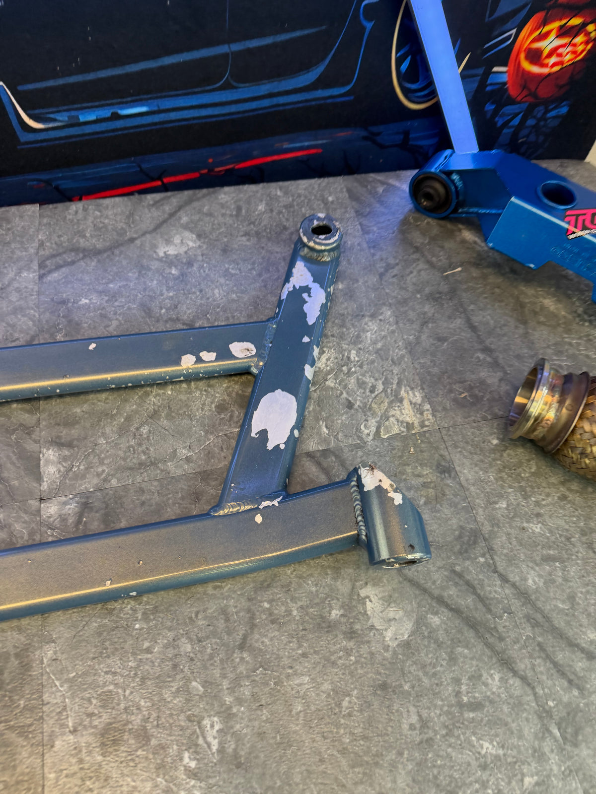 GT SPEC “ h “ brace under car suspension tie bar 2008 - 2014 Subaru STi & wrx