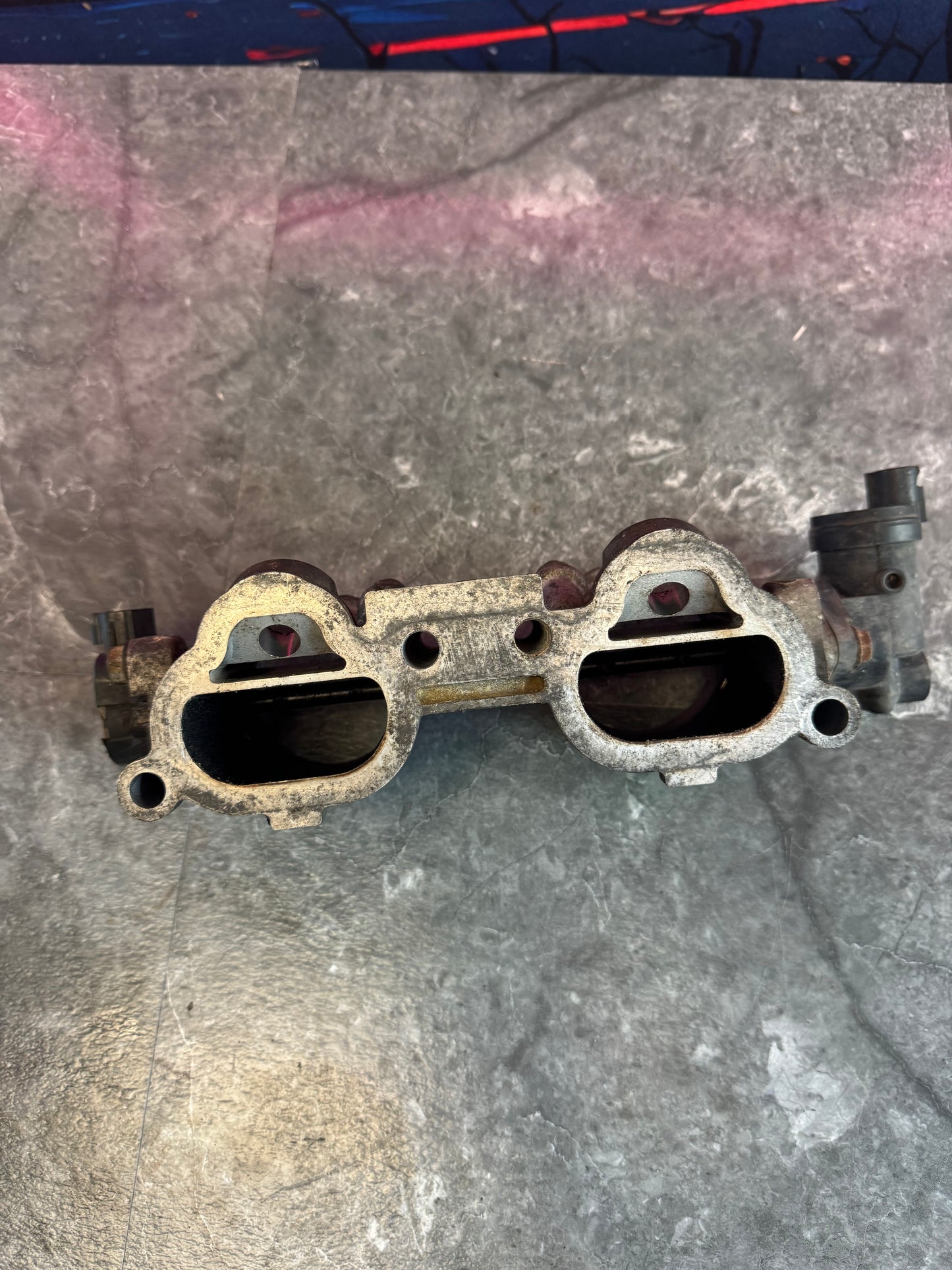 2004-2006 Subaru Impreza WRX STi OEM Engine Intake Manifold TGV Assembly Tumble Generator Valve Side Feed