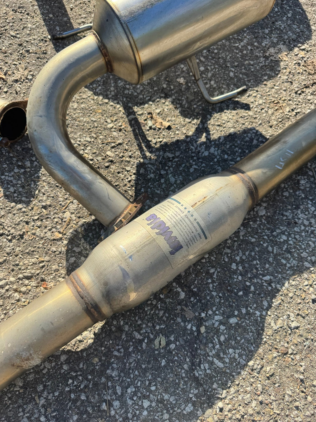 2011-2021 Subaru WRX STi Sedan Invidia Dual N1 Full Titanium Cat-Back Exhaust