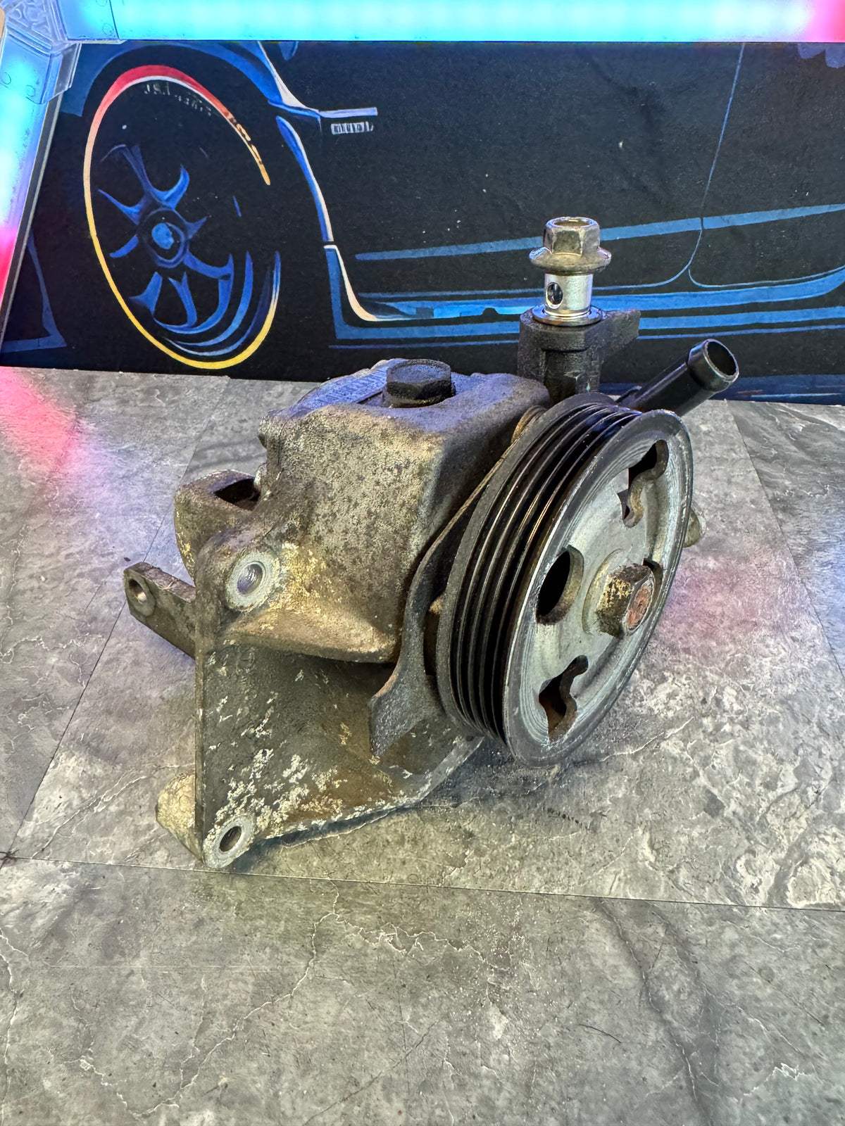 2008-2021 Subaru Impreza WRX STi OEM Power Steering Pump with Mount
