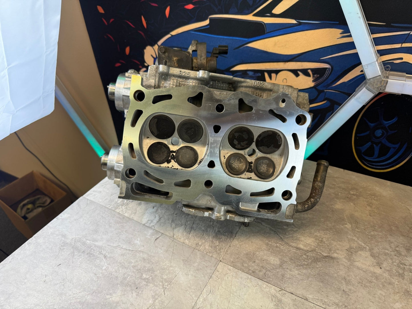 B25 Subaru STi cylinder heads 2004 - 2006 single AVCS SAVCS wrx ej255 legacy gt forester xt