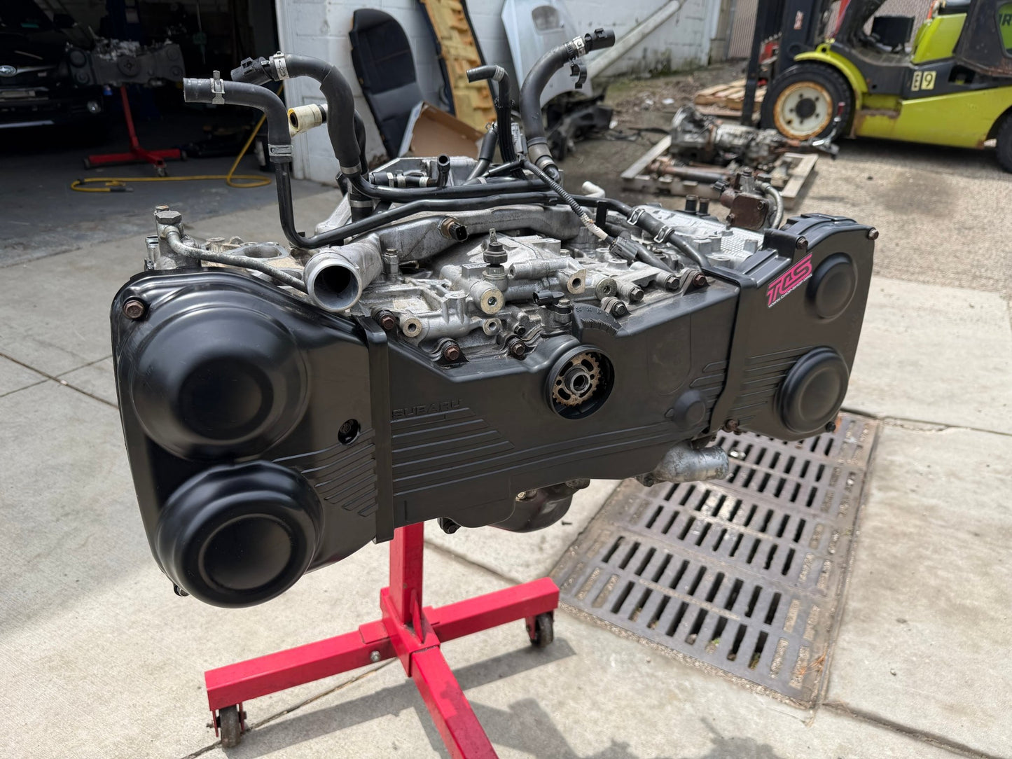 W25 Subaru STi EJ257 boxer engine long block DAVCS 2008-2021 w/ new oem head gaskets & new oem timing belt ARP 11 MM head studs