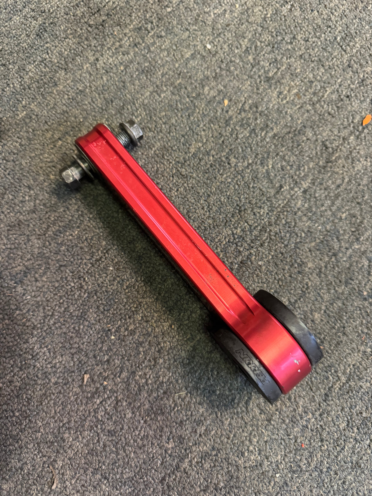 2004-2021 Subaru WRX STi Perrin Pitch Stop Mount Dog Bone Assembly Red