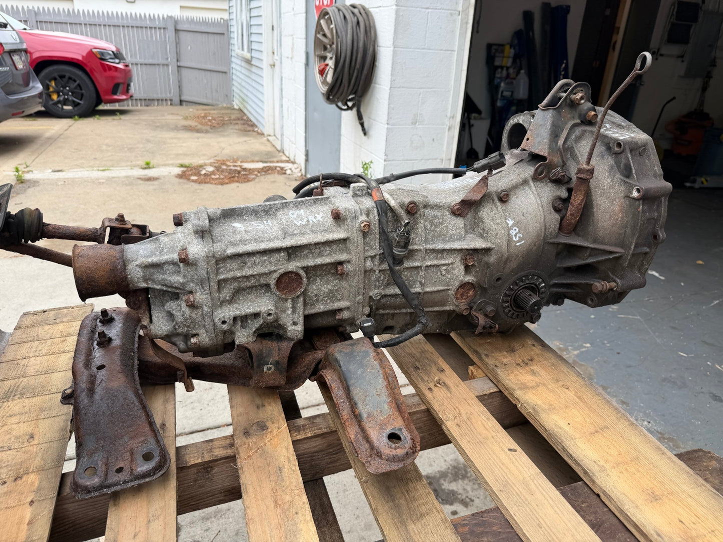 2004 Subaru wrx bugeye blobeye ej205 5 speed manual transmission AWD 3.54 02-04