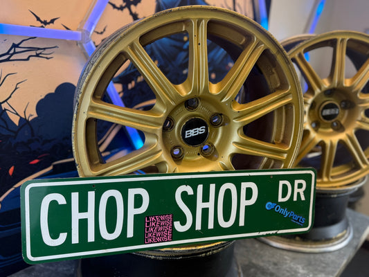 OEM Subaru STi gold BBS forged wheels 2005 -2007 Subaru STi 17x8 +53 5x114