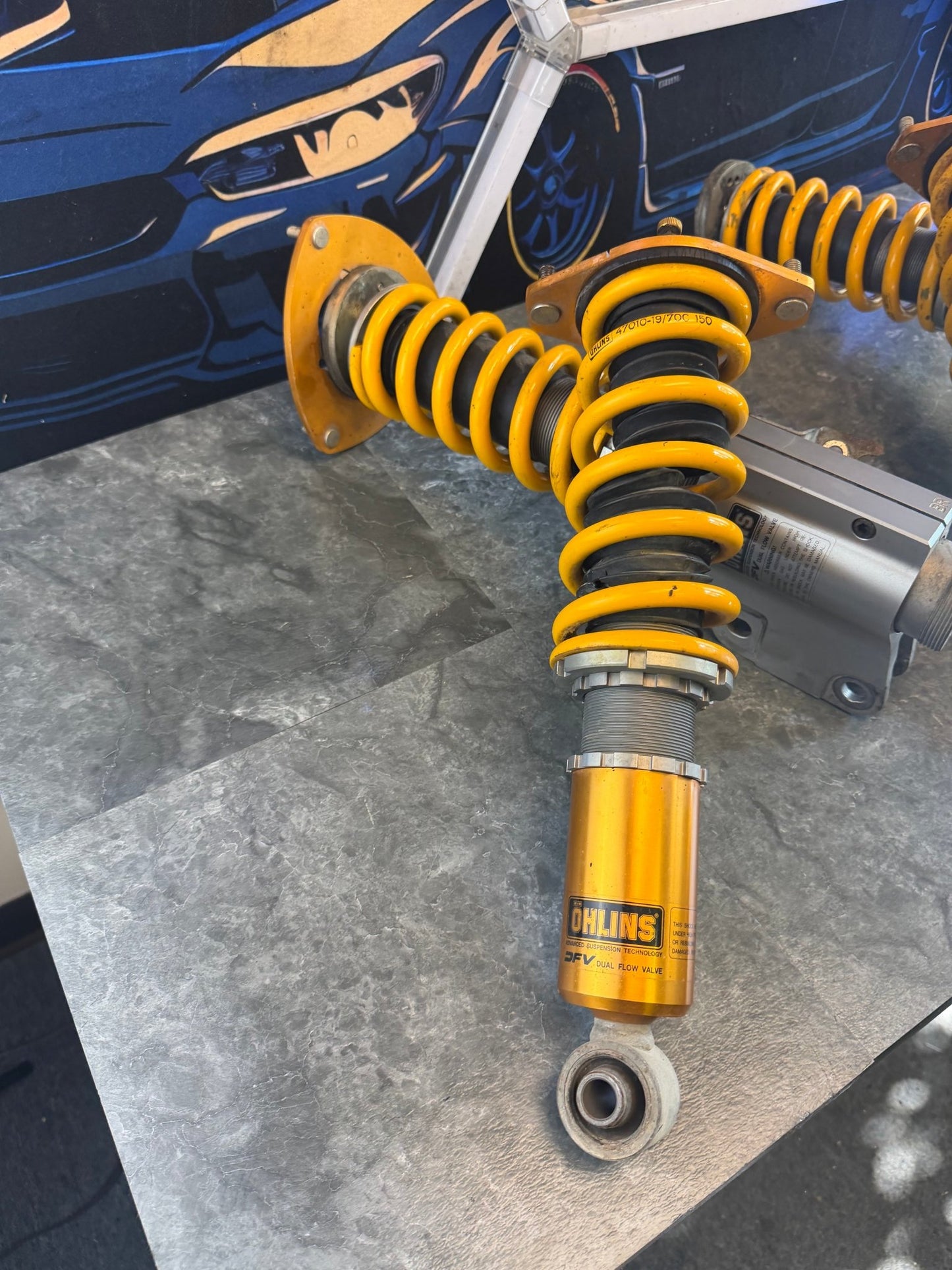 OHLINS road @ track adjustable coilover suspension 2015 - 2021 Subaru STi & wrx 5x114 ( needs 1 top hat )