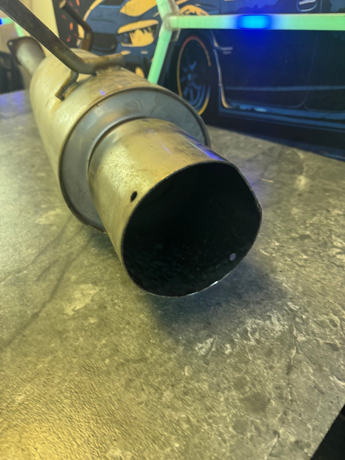 2004-2007 Subaru WRX STi Sedan HKS Hi-Power Axle Back Exhaust Muffler