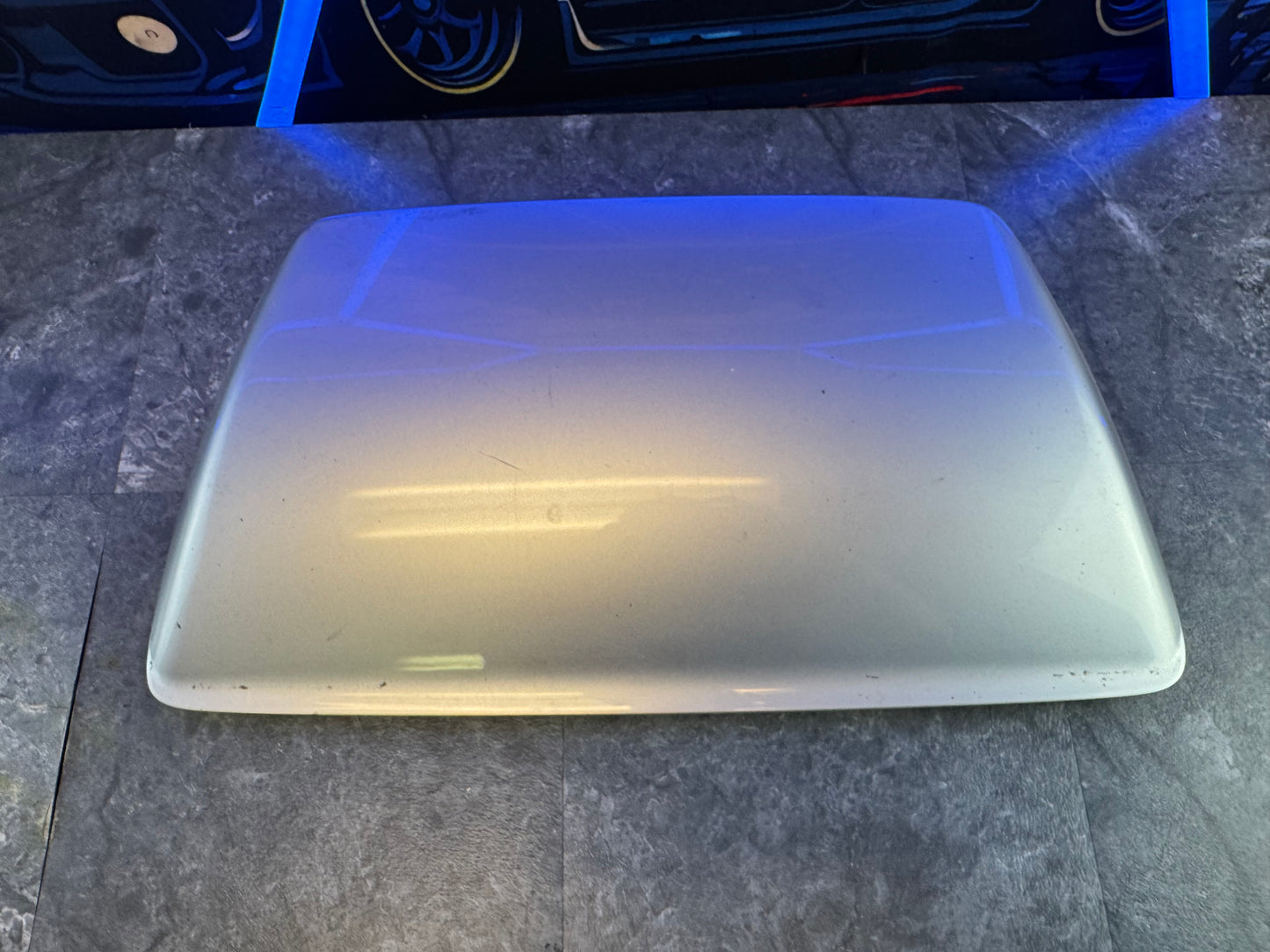 2004-2007 Subaru WRX OEM Hood Scoop Assembly Silver