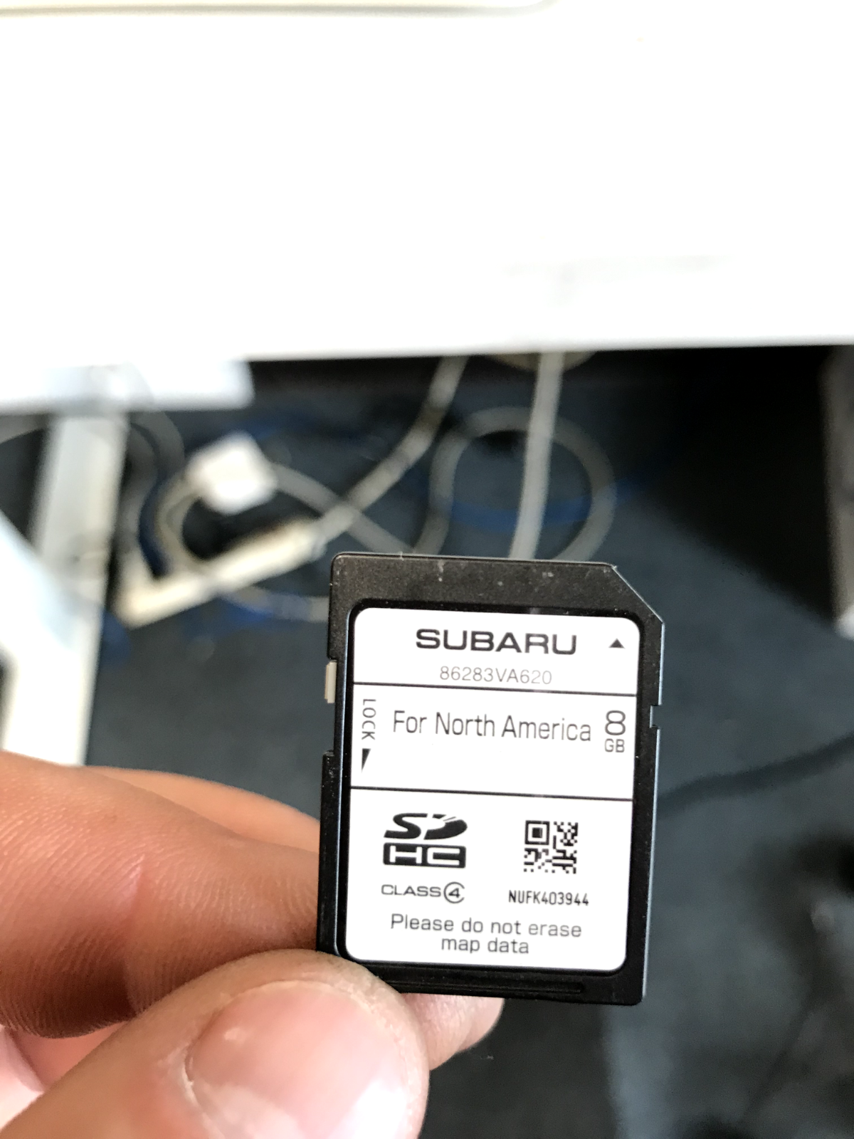 2015 Subaru Wrx/sti Fujitsu Ten Navigation System SD Card