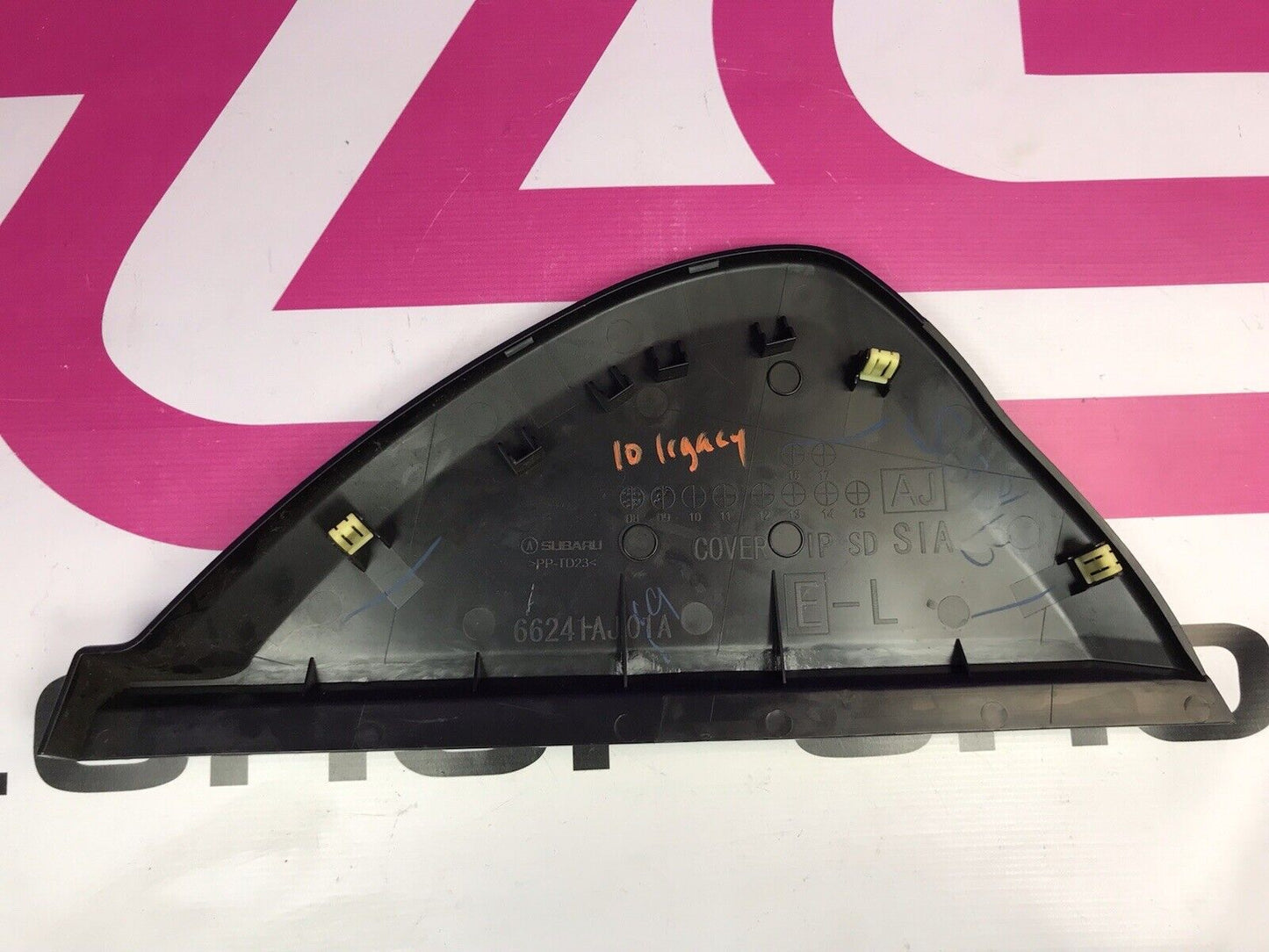 2010-2014 Subaru Legacy Outback Dash OEM End Cap Trim Driver LH