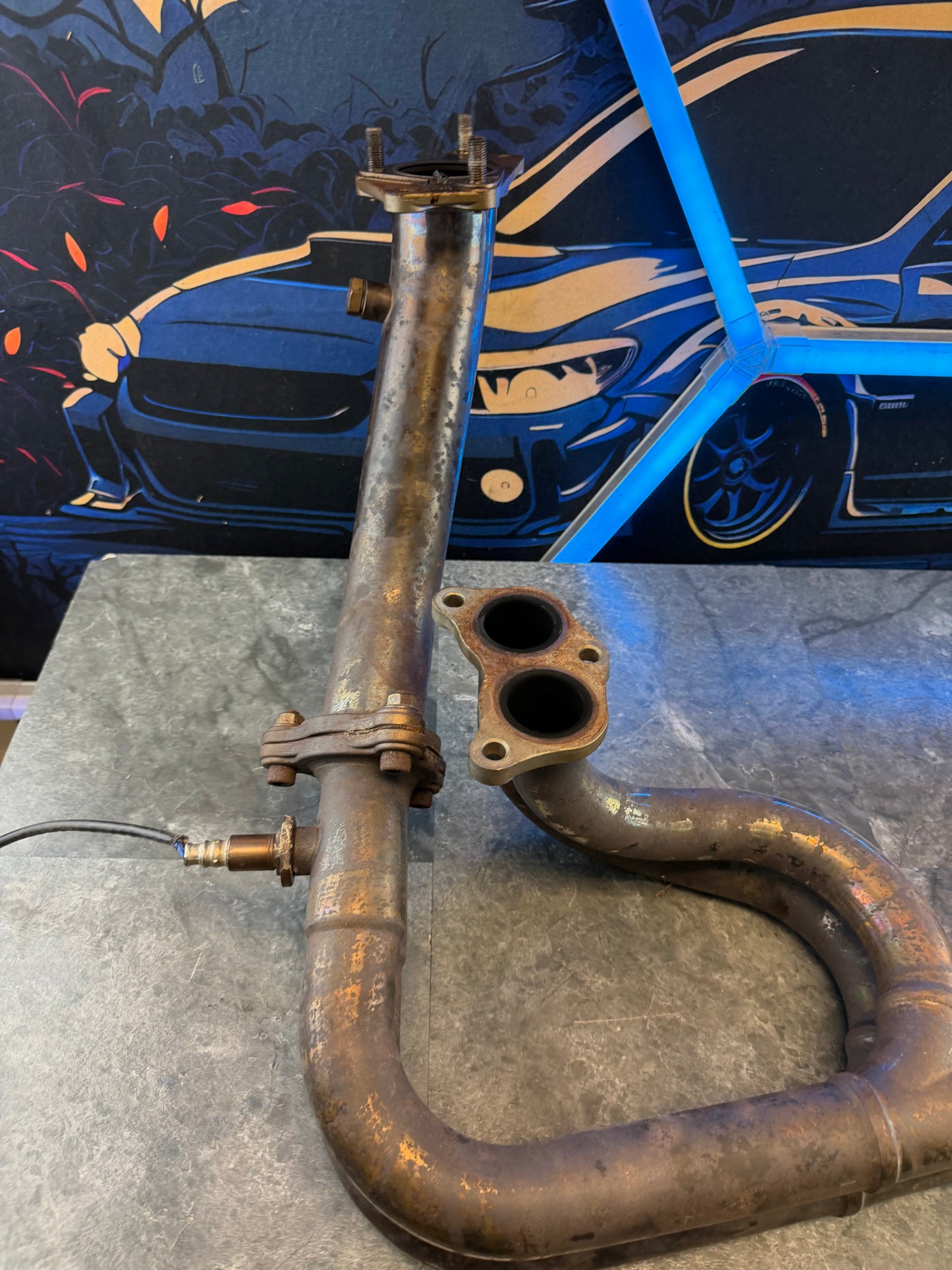 TOMEI ELH equal length header SUBARU STi & wrx ej25 w/ 3 bolt catless up pipe