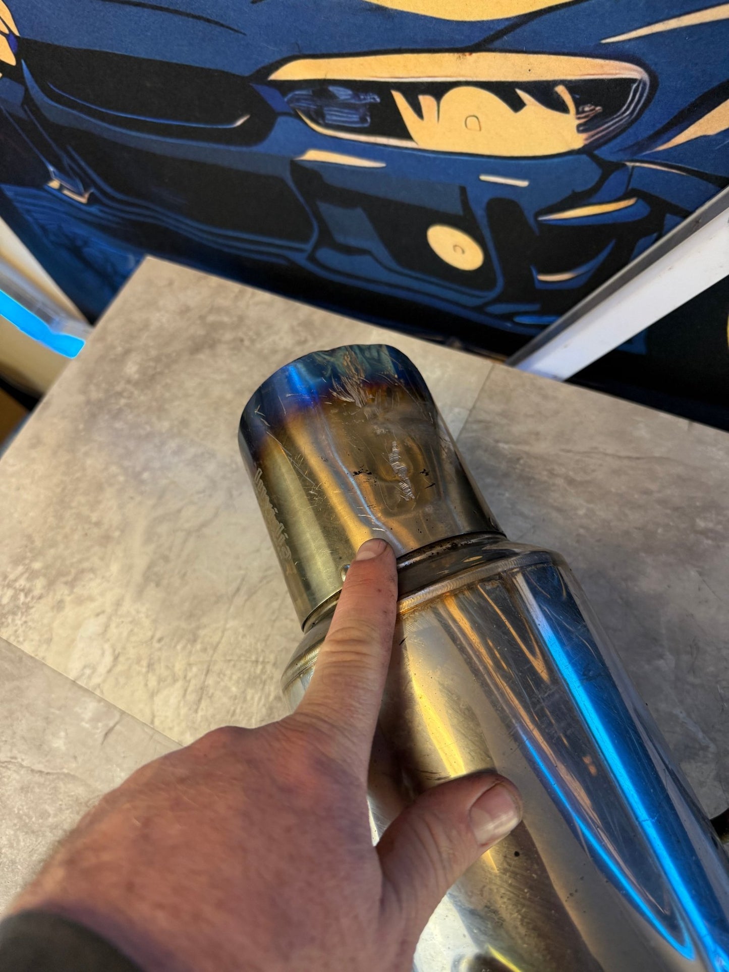 Invidia N1 Axle Back Exhaust For 02-07 WRX/STi Subaru SCRATCH & DENT