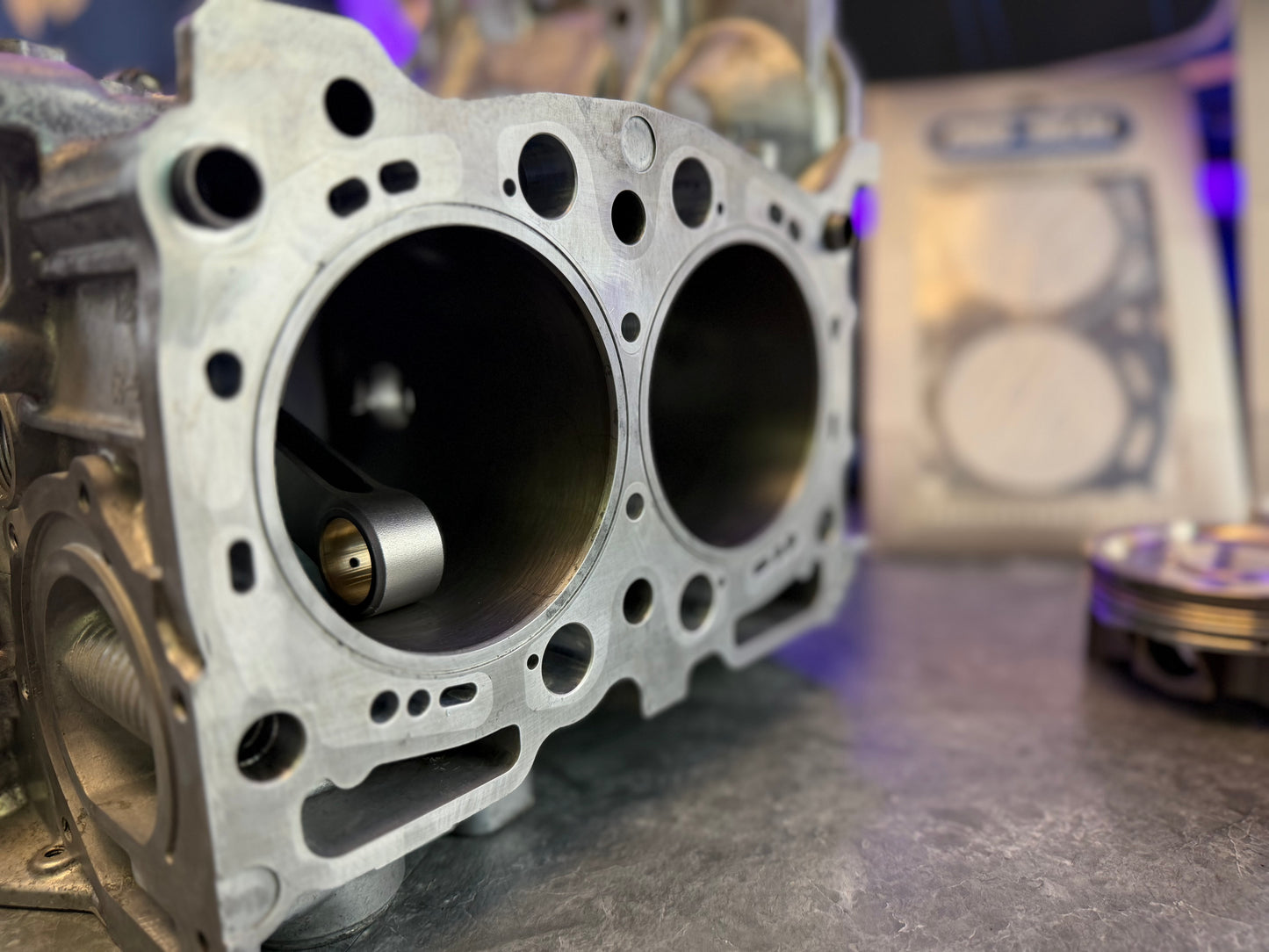 IAG “ Trojan “ EJ257 closed deck built & forged short block engine Subaru STi 1/2” drilled Manley ARP wrx 750 950